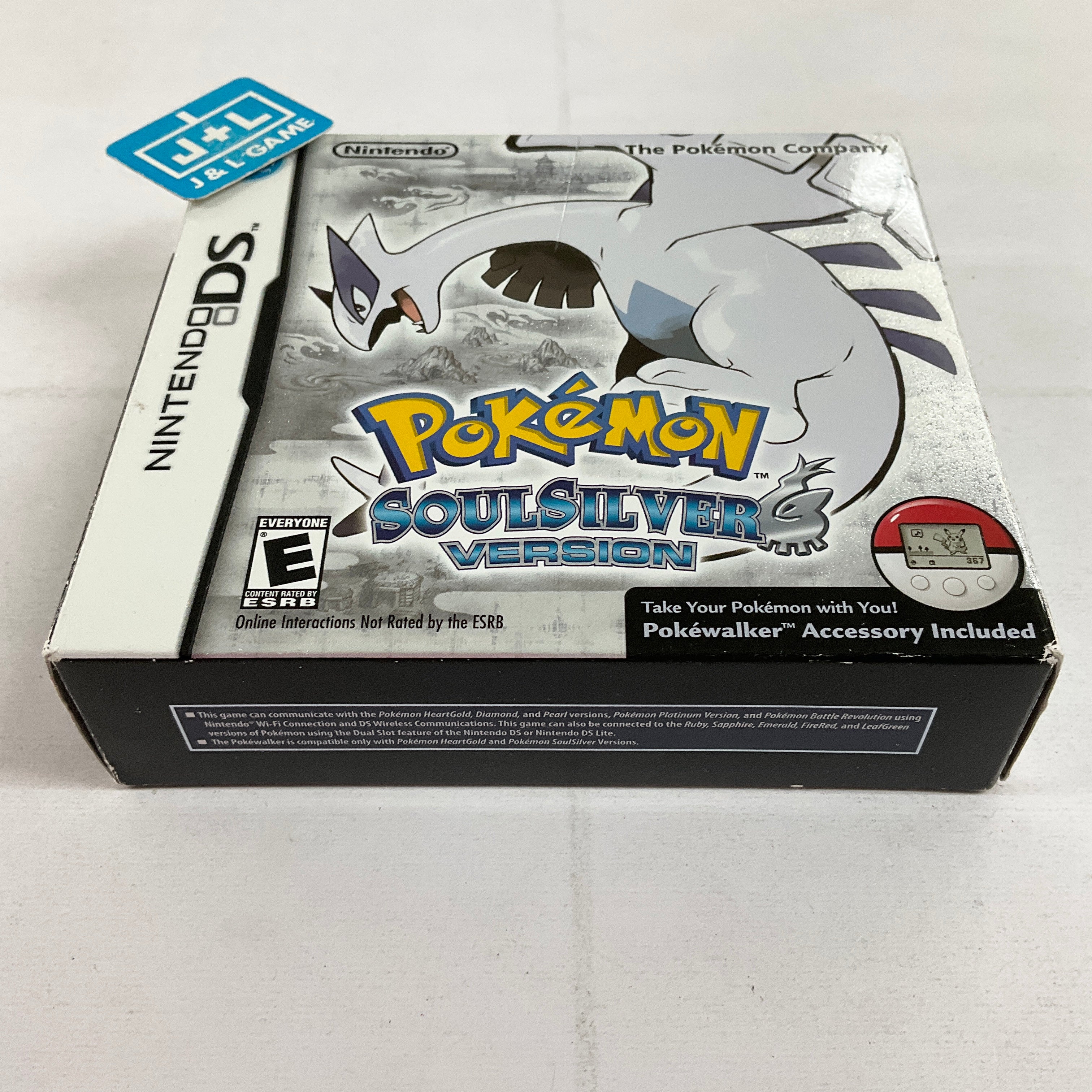 Pokemon SoulSilver Version (W/ Pokewalker)- (NDS) Nintendo DS [Pre-Owned] Video Games Nintendo   