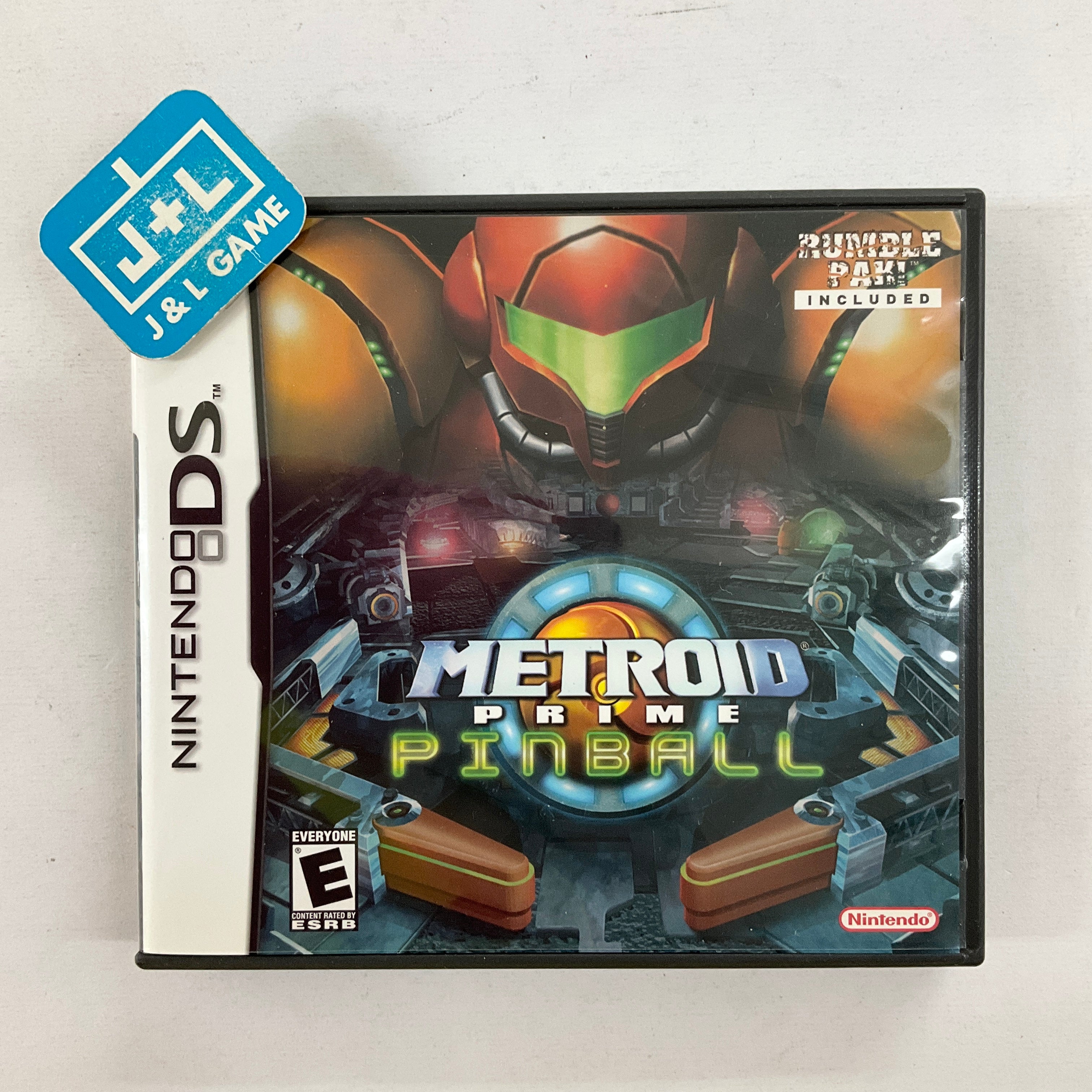 Metroid Prime Pinball (w/ Rumble Pak) - (NDS) Nintendo DS [Pre-Owned] Video Games Nintendo   