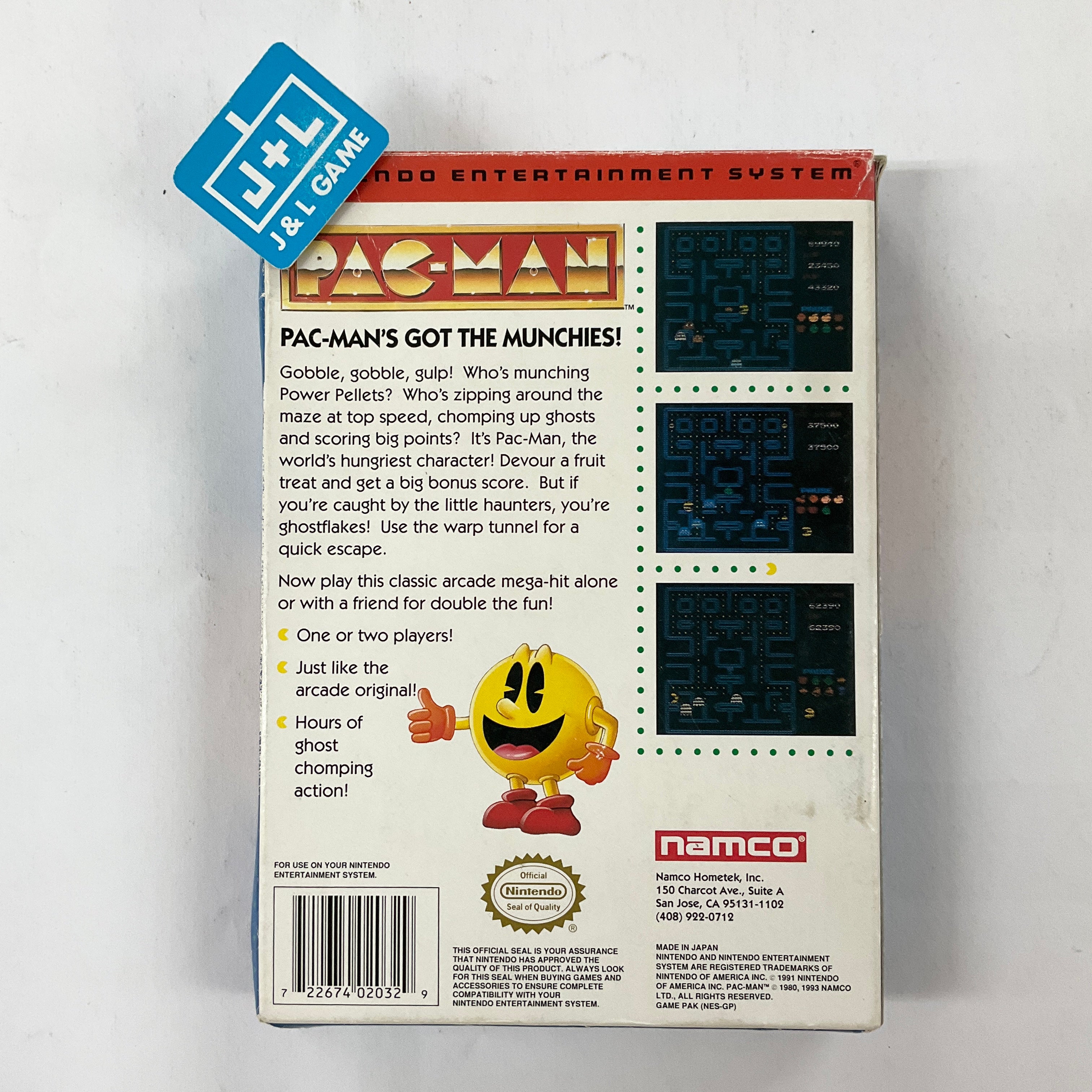 Pac-Man (Namco) - (NES) Nintendo Entertainment System [Pre-Owned] Video Games Namco   