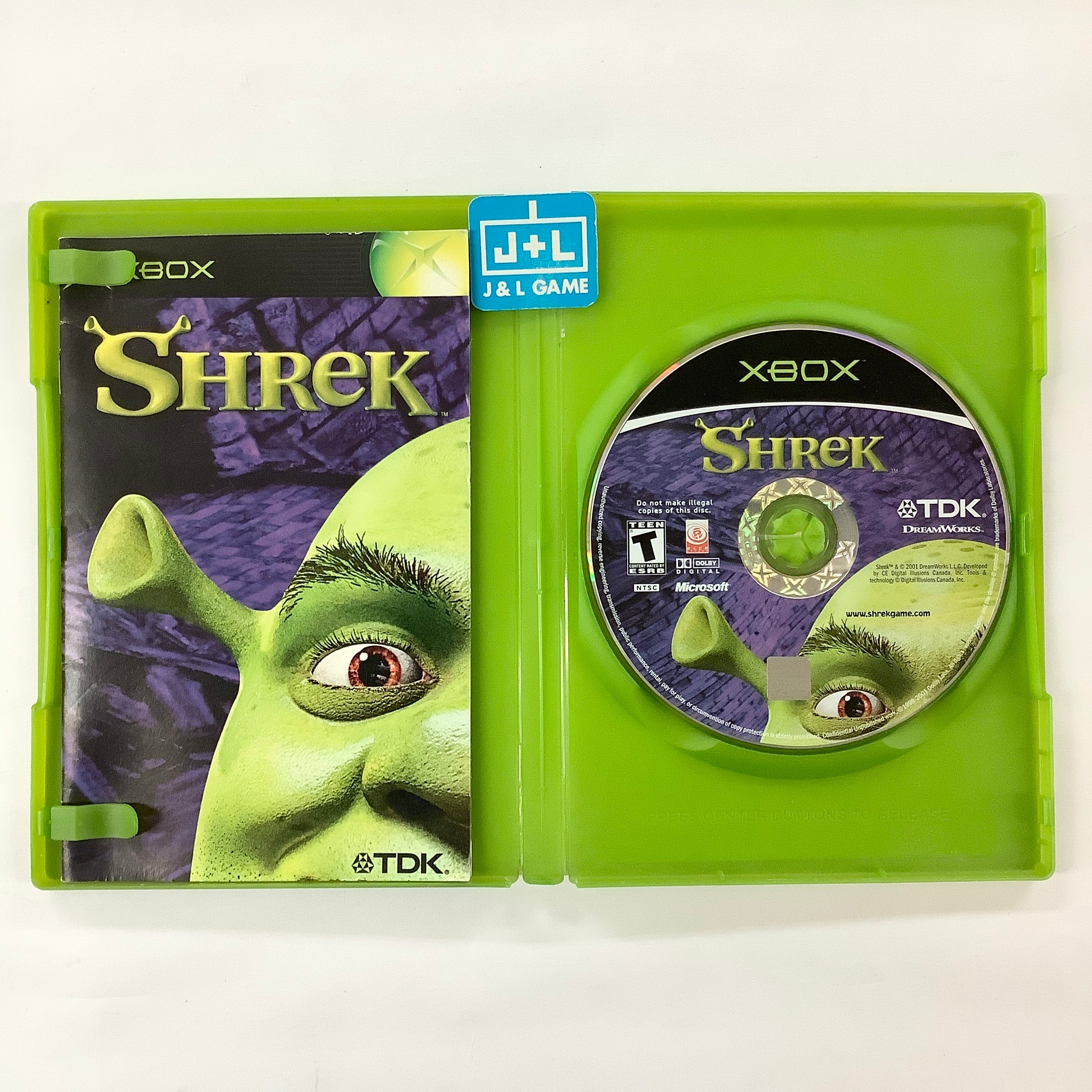 Shrek - (XB) Xbox [Pre-Owned] Video Games TDK Mediactive   