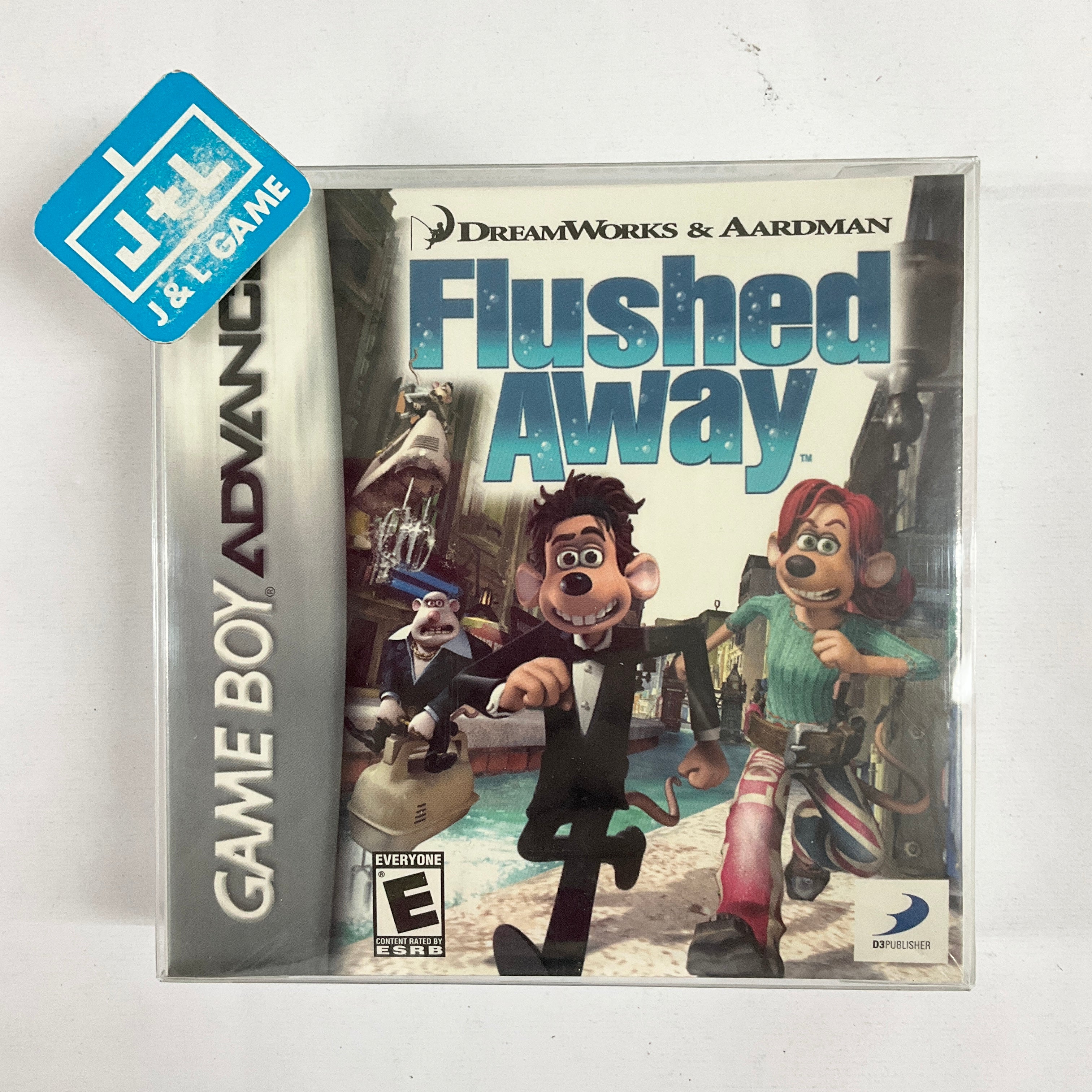 DreamWorks & Aardman Flushed Away - (GBA) Game Boy Advance Video Games D3Publisher   