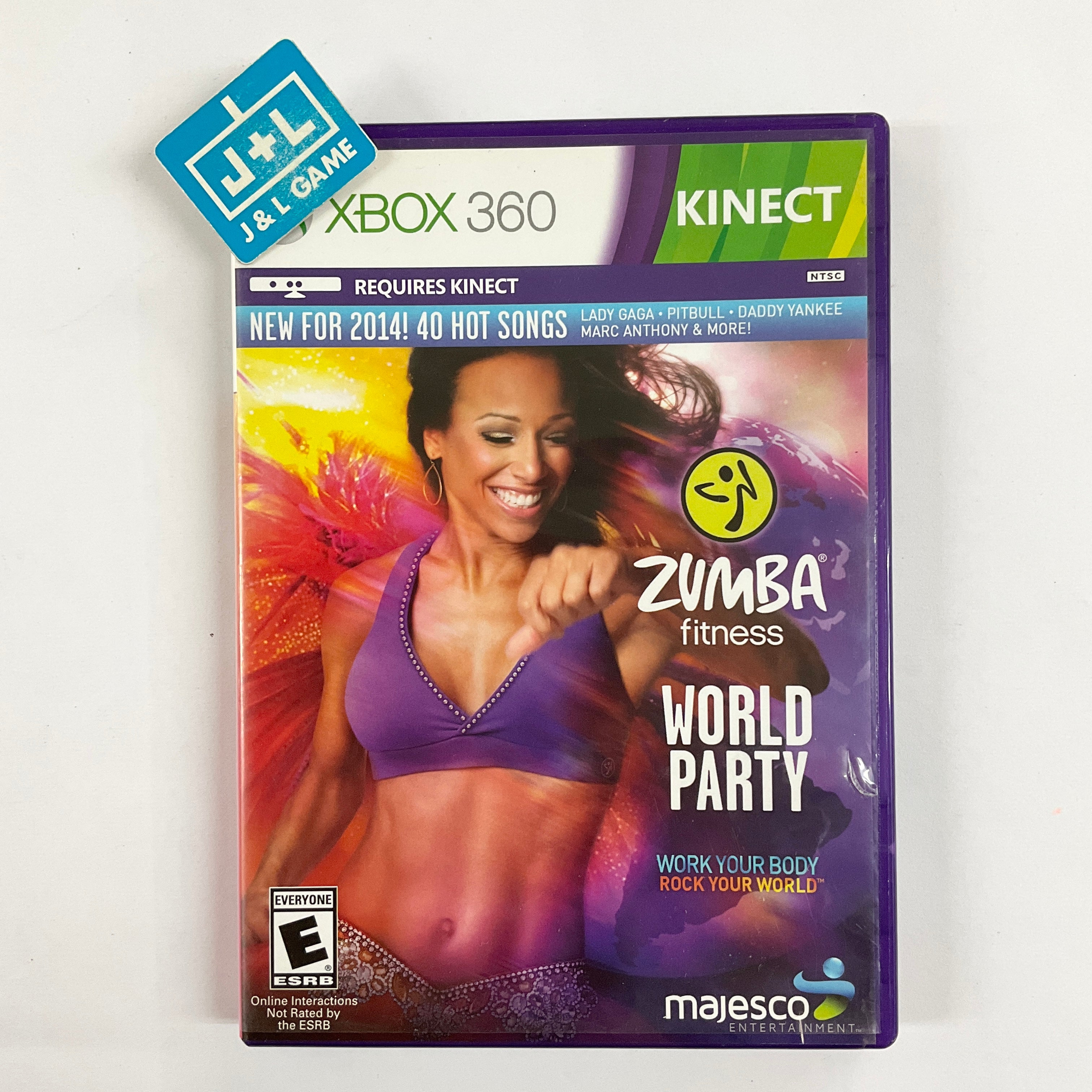 Zumba Fitness World Party (Kinect Required) - Xbox 360 [Pre-Owned] Video Games Majesco   