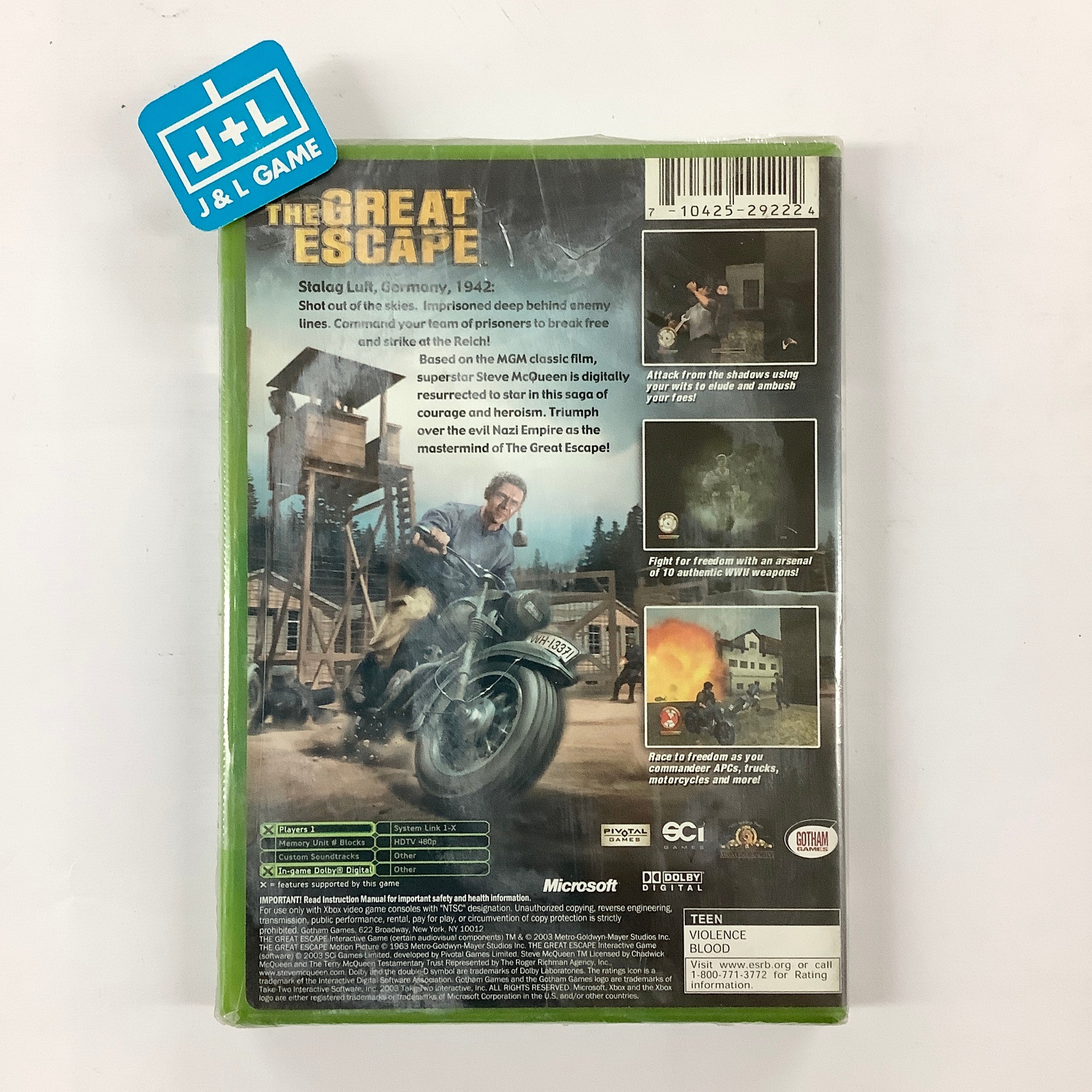 The Great Escape - (XB) Xbox Video Games Gotham Games   