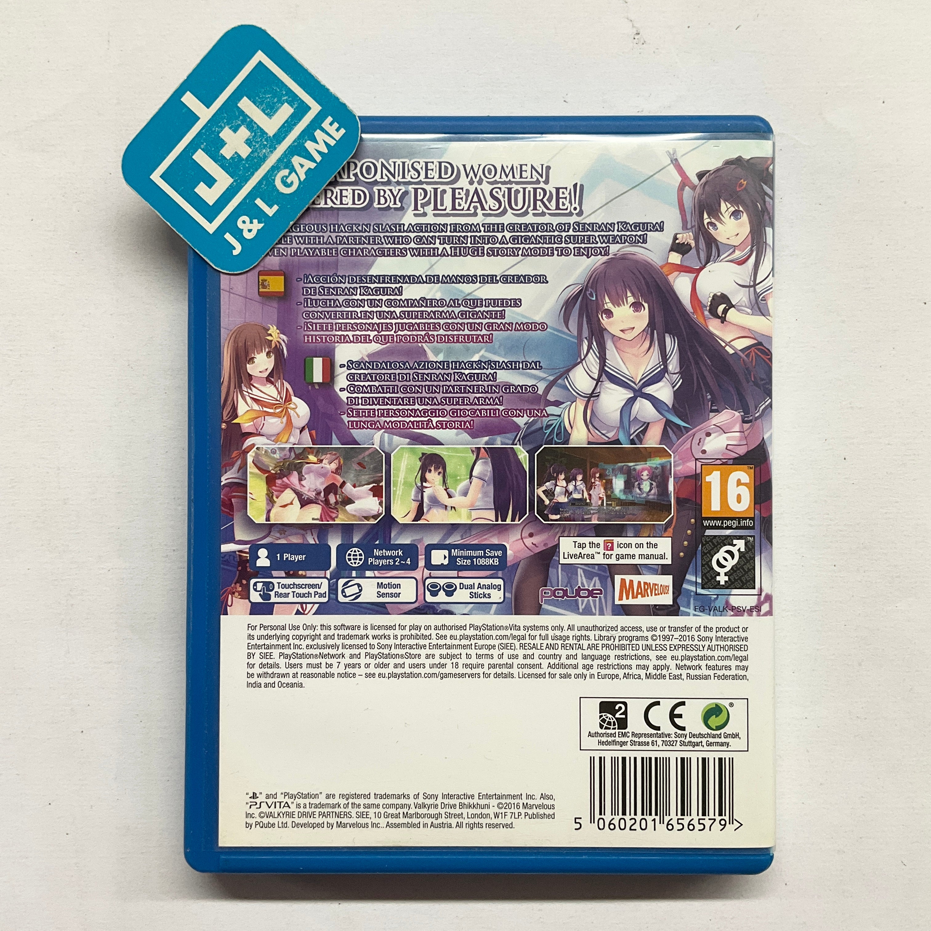 Valkyrie Drive: Bhikkhuni - (PSV) PlayStation Vita [Pre-Owned] (European Import) Video Games PQube   