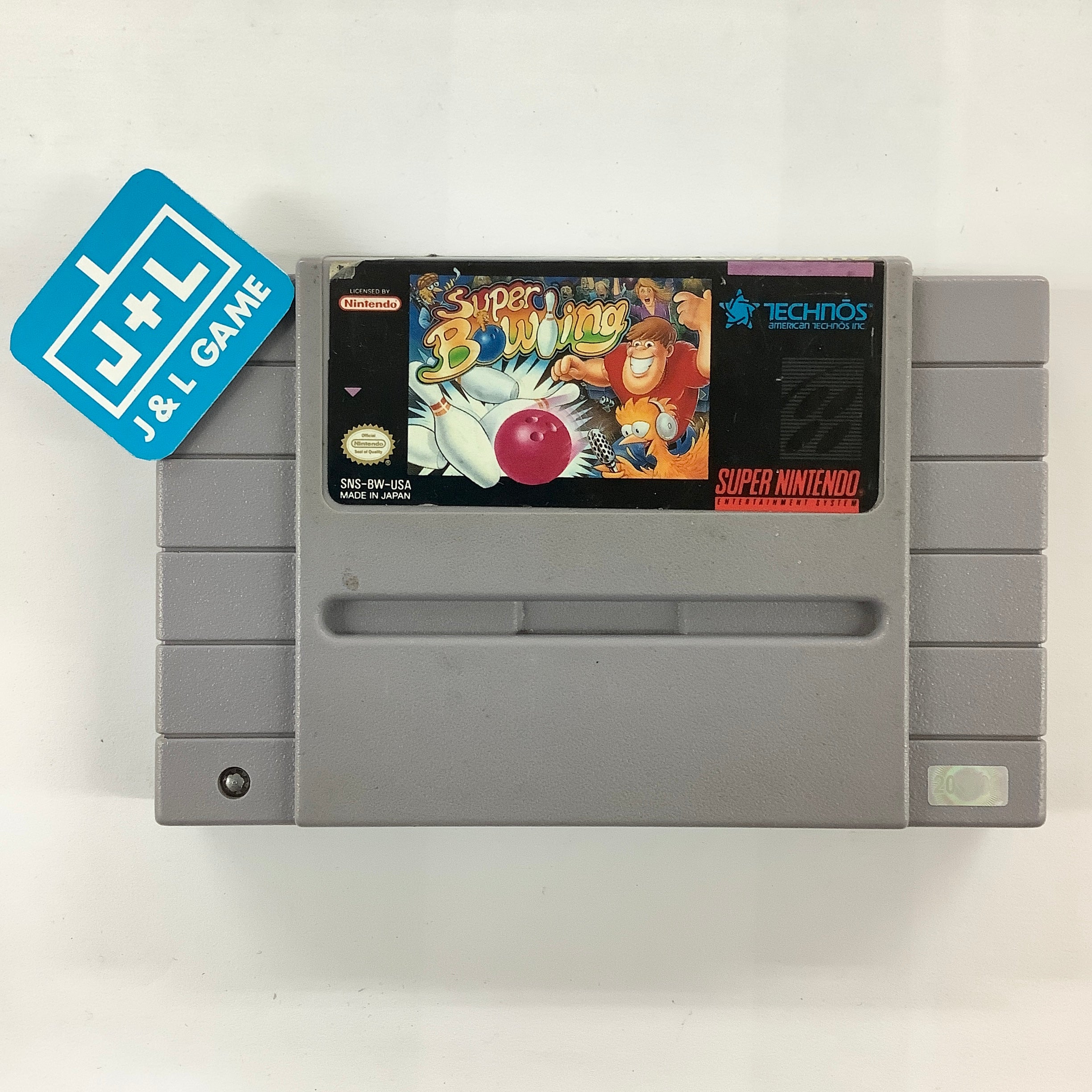 Super Bowling - (SNES) Super Nintendo [Pre-Owned] Video Games Technos   