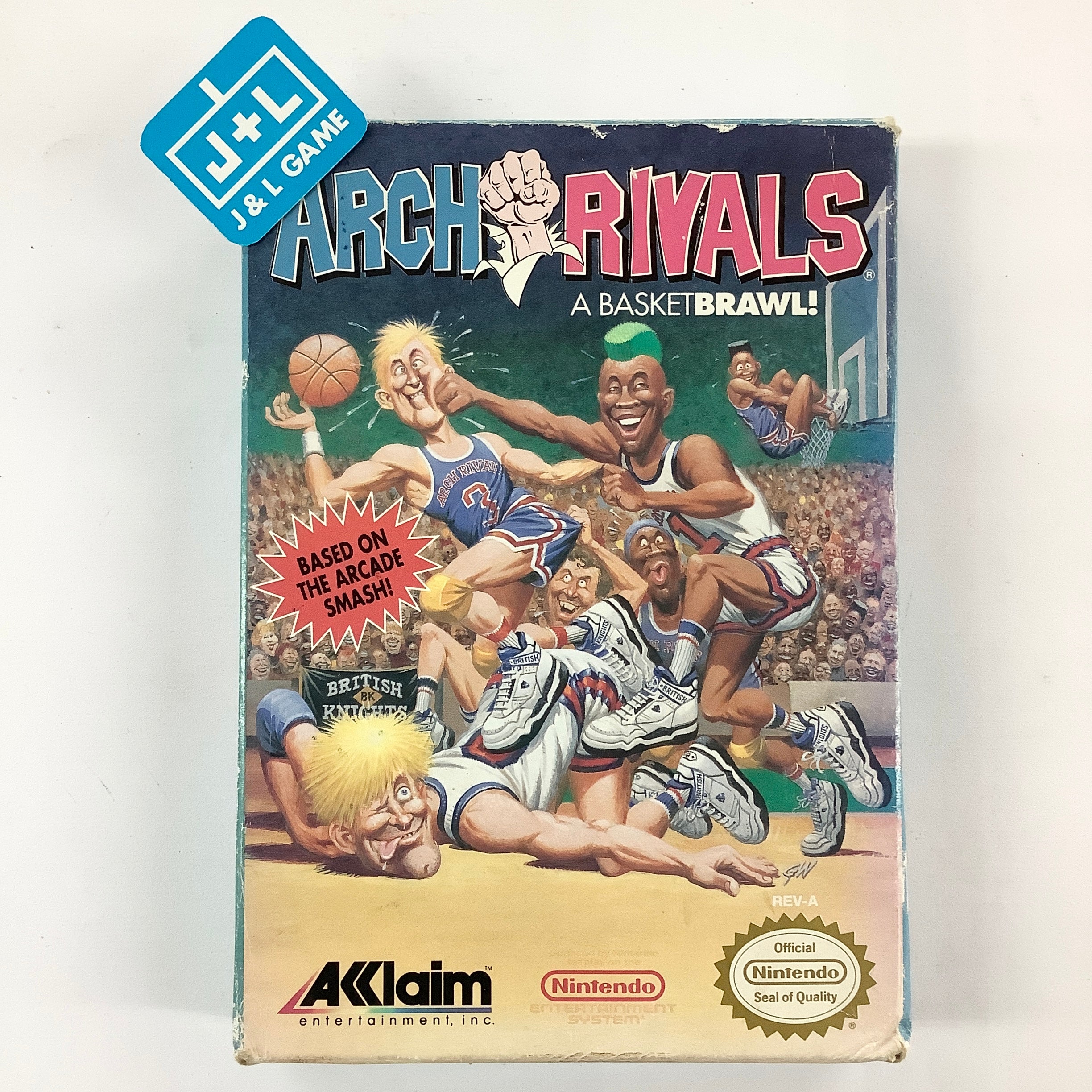 Arch Rivals: A Basket Brawl! - (NES) Nintendo Entertainment System [Pre-Owned] Video Games Acclaim   