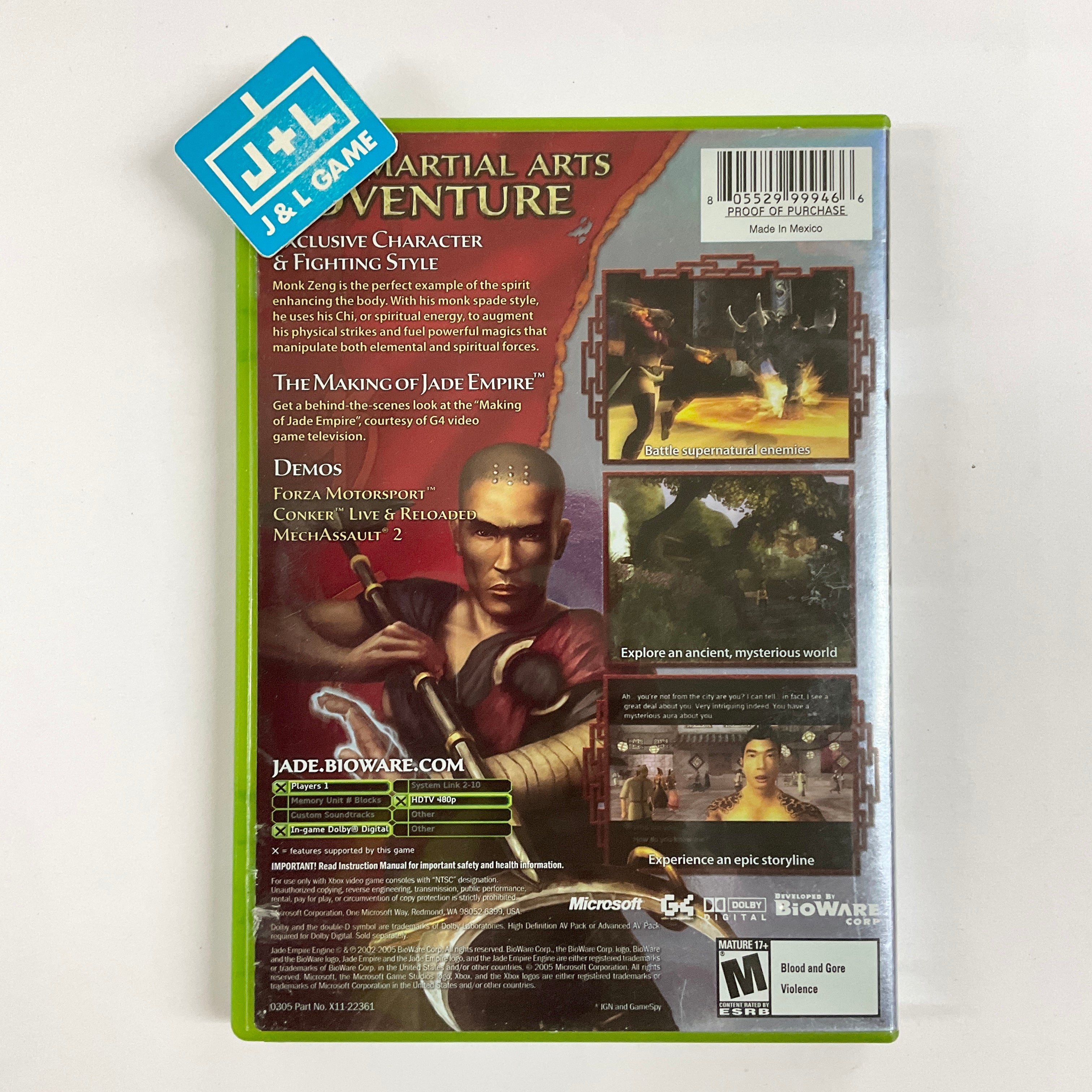 Jade Empire (Limited Edition) - (XB) Xbox [Pre-Owned] Video Games Microsoft Game Studios   