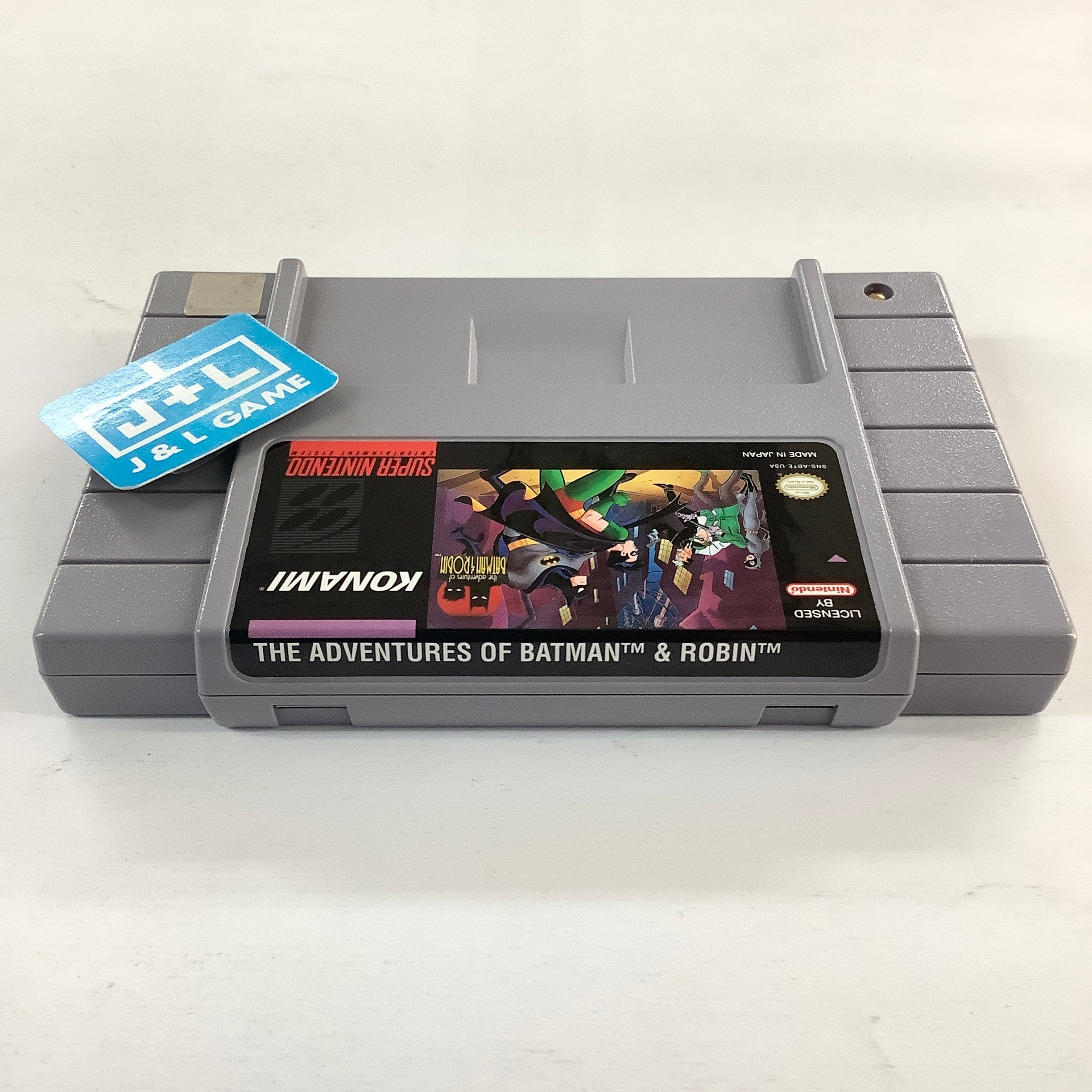 The Adventures of Batman & Robin - (SNES) Super Nintendo [Pre-Owned] Video Games Konami   