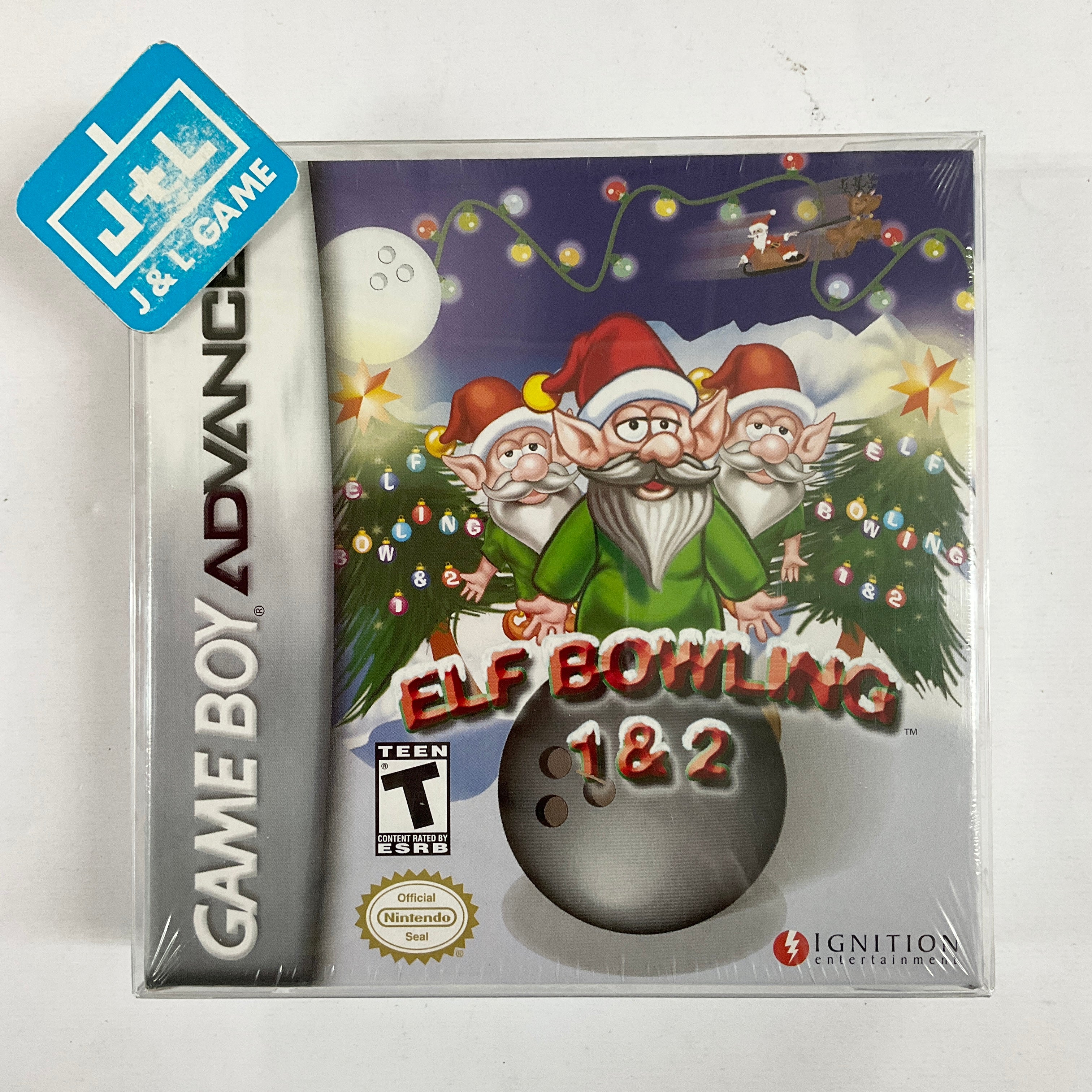 Elf Bowling 1 & 2 - (GBA) Game Boy Advance Video Games Ignition Entertainment   