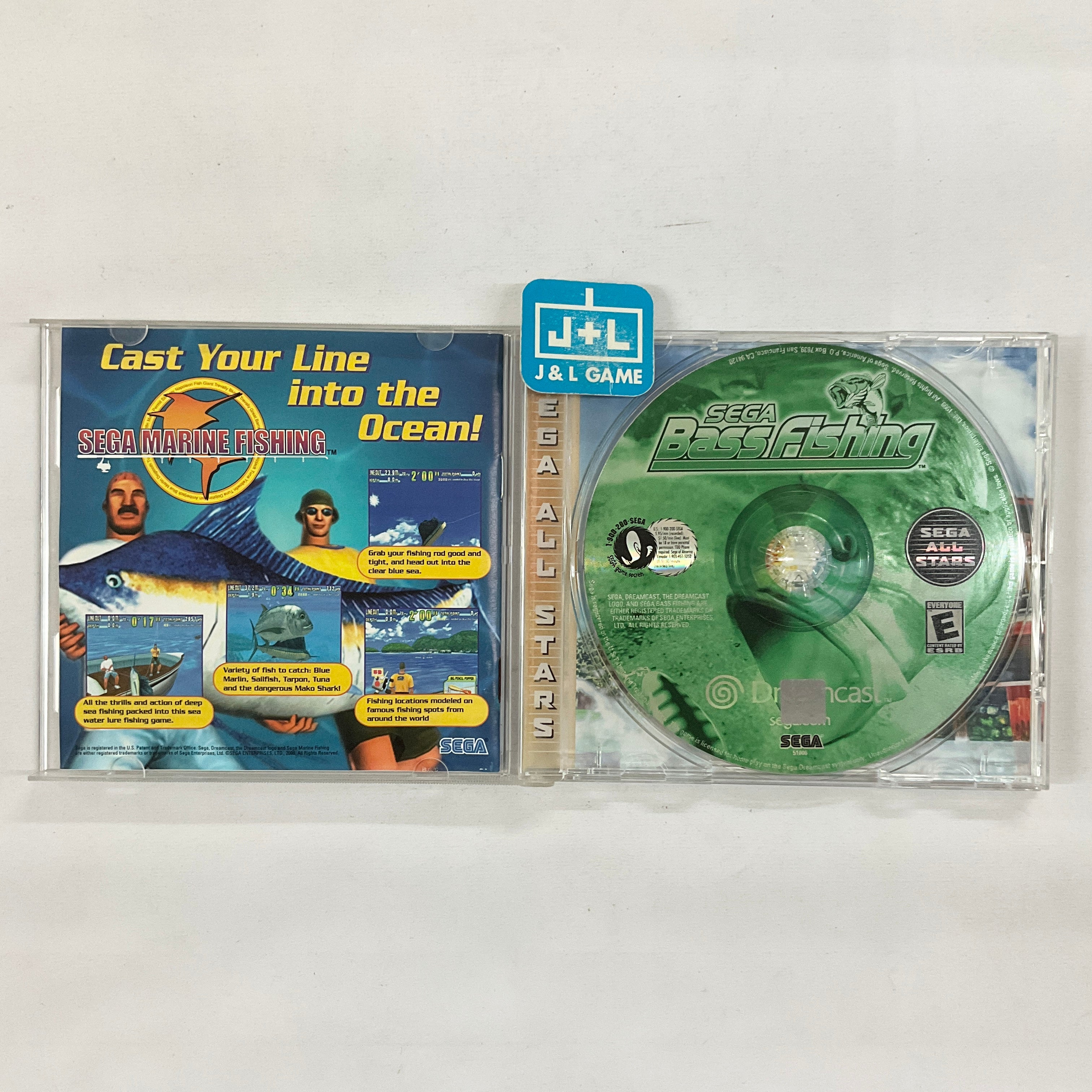 Sega Bass Fishing (Sega All Stars) - (DC) SEGA Dreamcast [Pre-Owned] Video Games Sega   