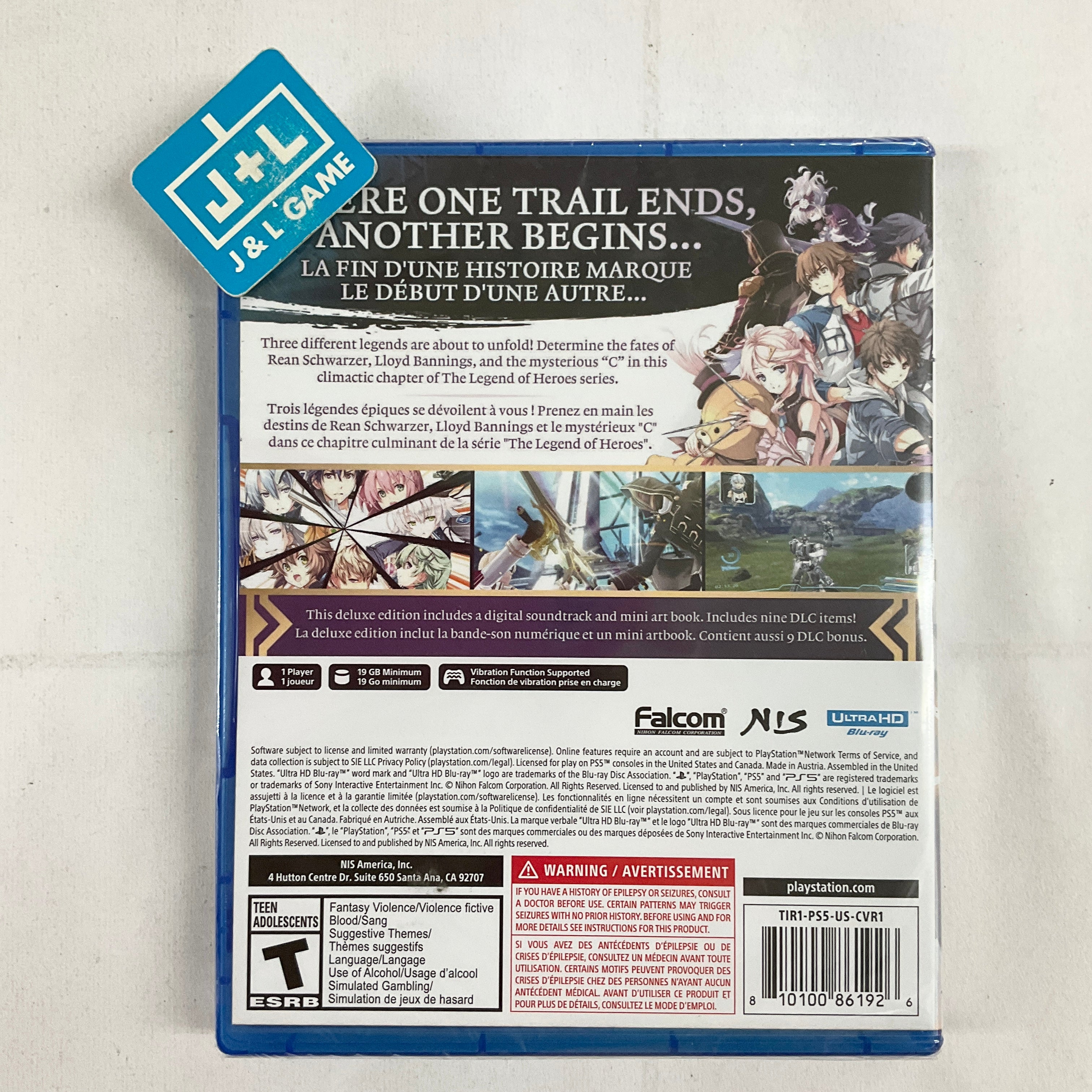 The Legend of Heroes: Trails into Reverie - (PS5) PlayStation 5 Video Games NIS America   