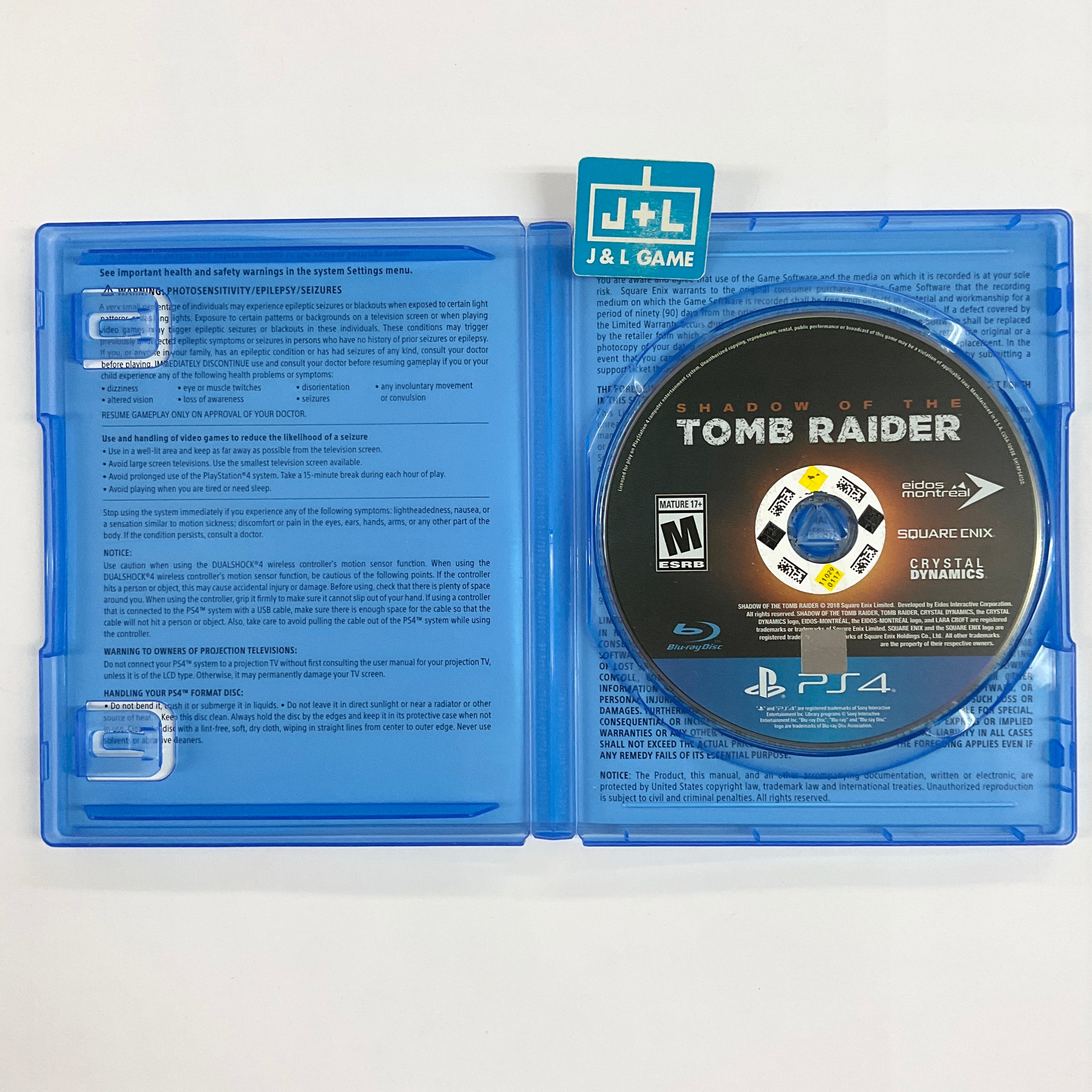 Shadow of the Tomb Raider - (PS4) PlayStation 4 [Pre-Owned] Video Games Square Enix   