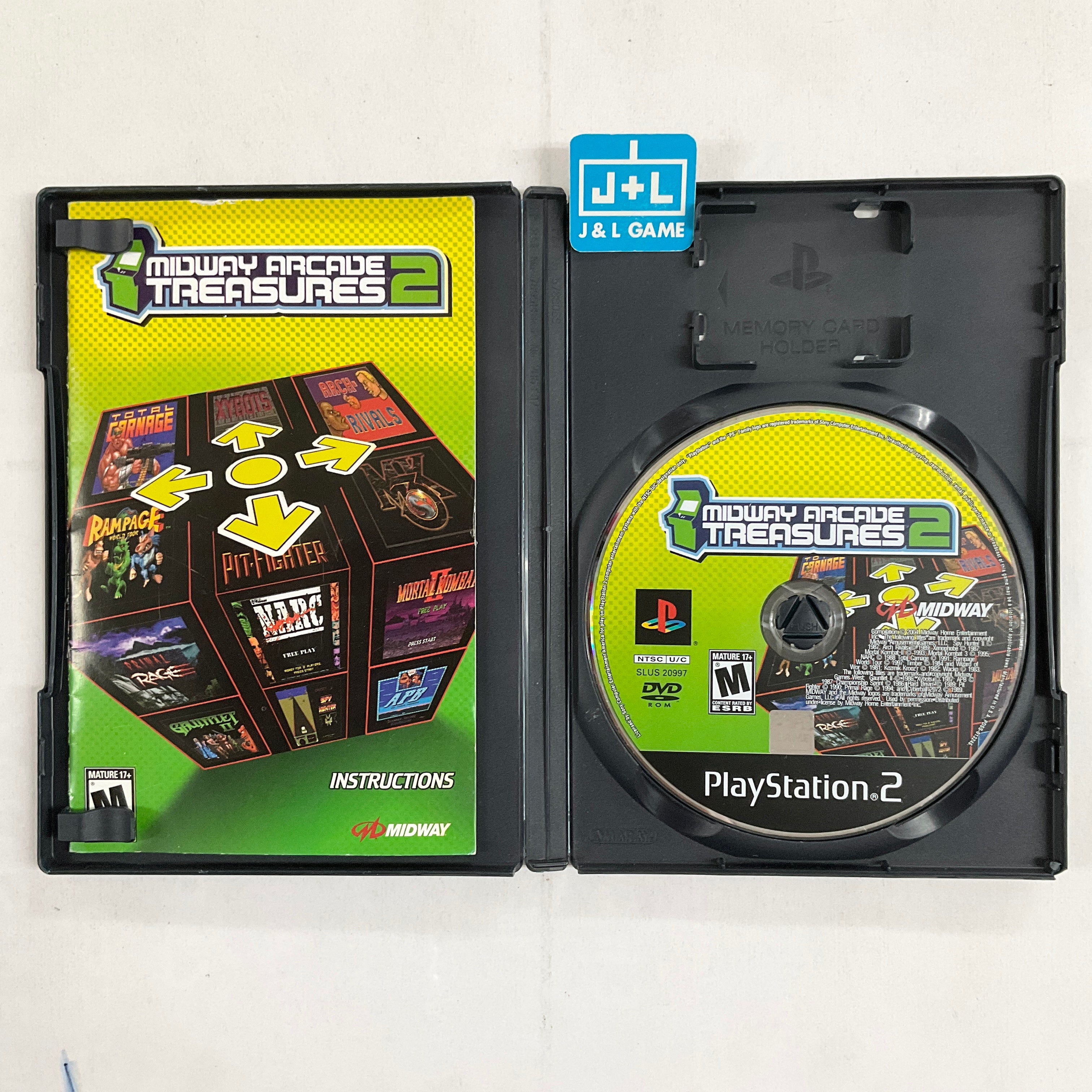 Midway Arcade Treasures 2 - (PS2) PlayStation 2 [Pre-Owned] Video Games Midway   