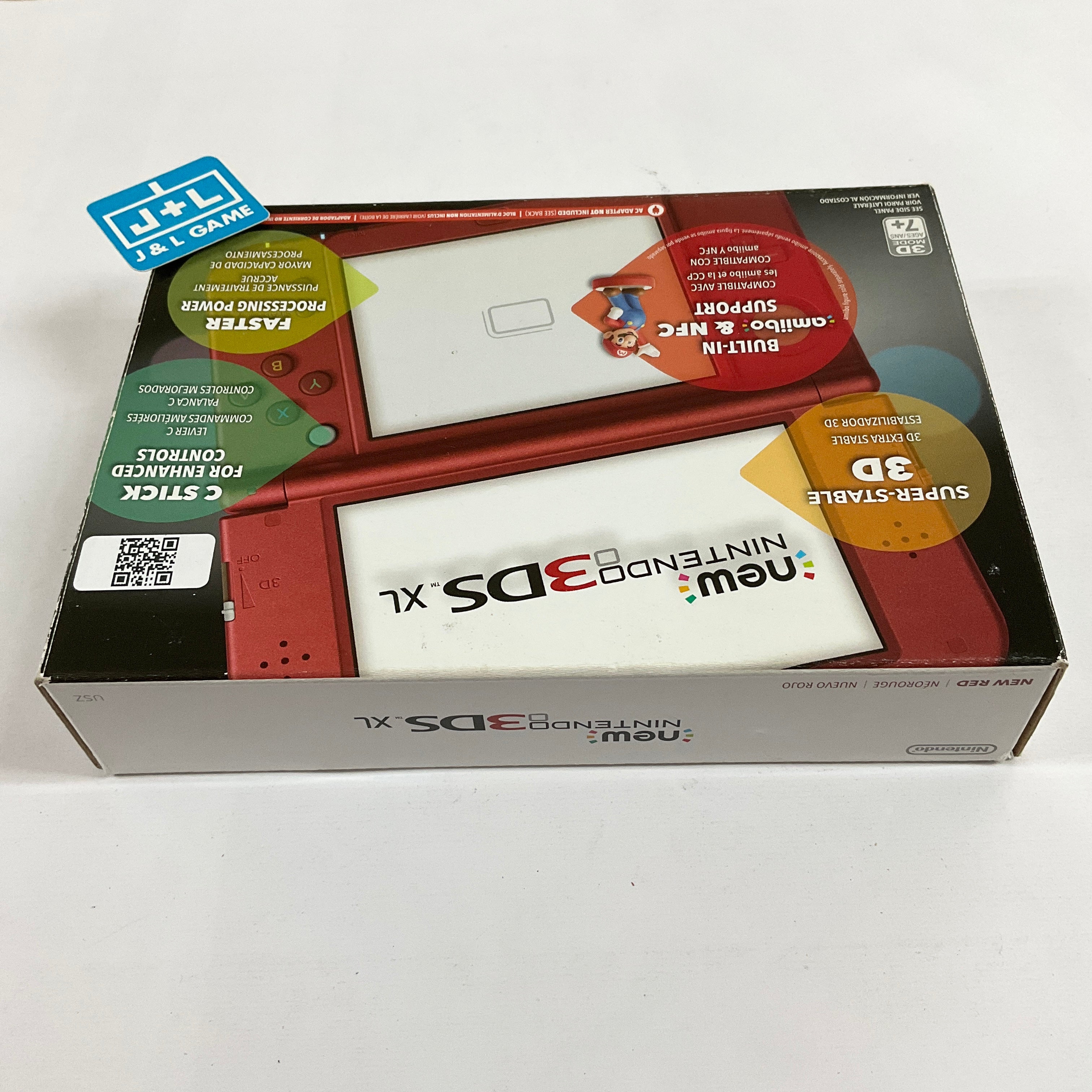 Nintendo New 3DS XL Console (Red) - (3DS) Nintendo 3DS [Pre-Owned] Consoles Nintendo   