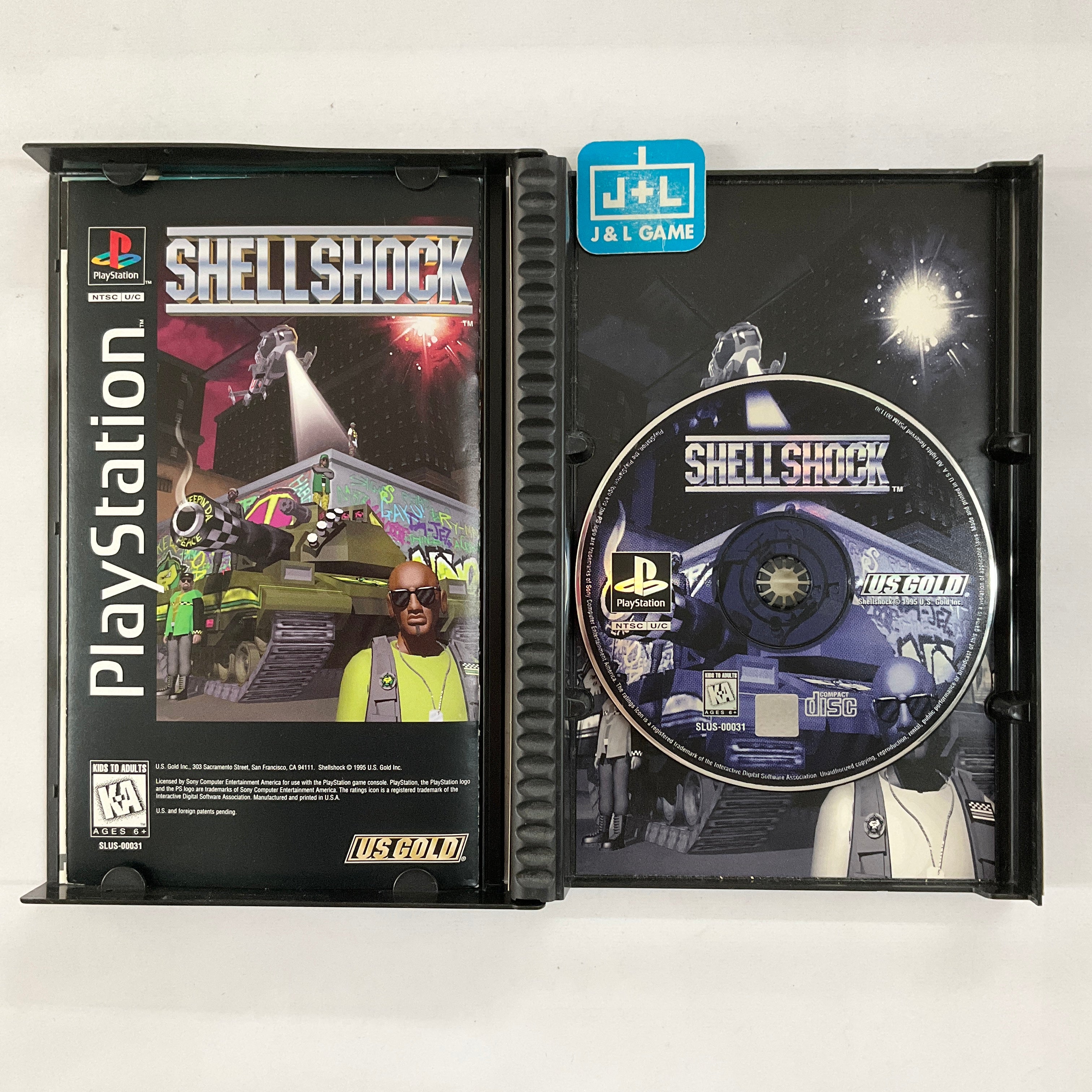 Shellshock (Long Box) - (PS1) PlayStation 1 [Pre-Owned] Video Games Square Enix   