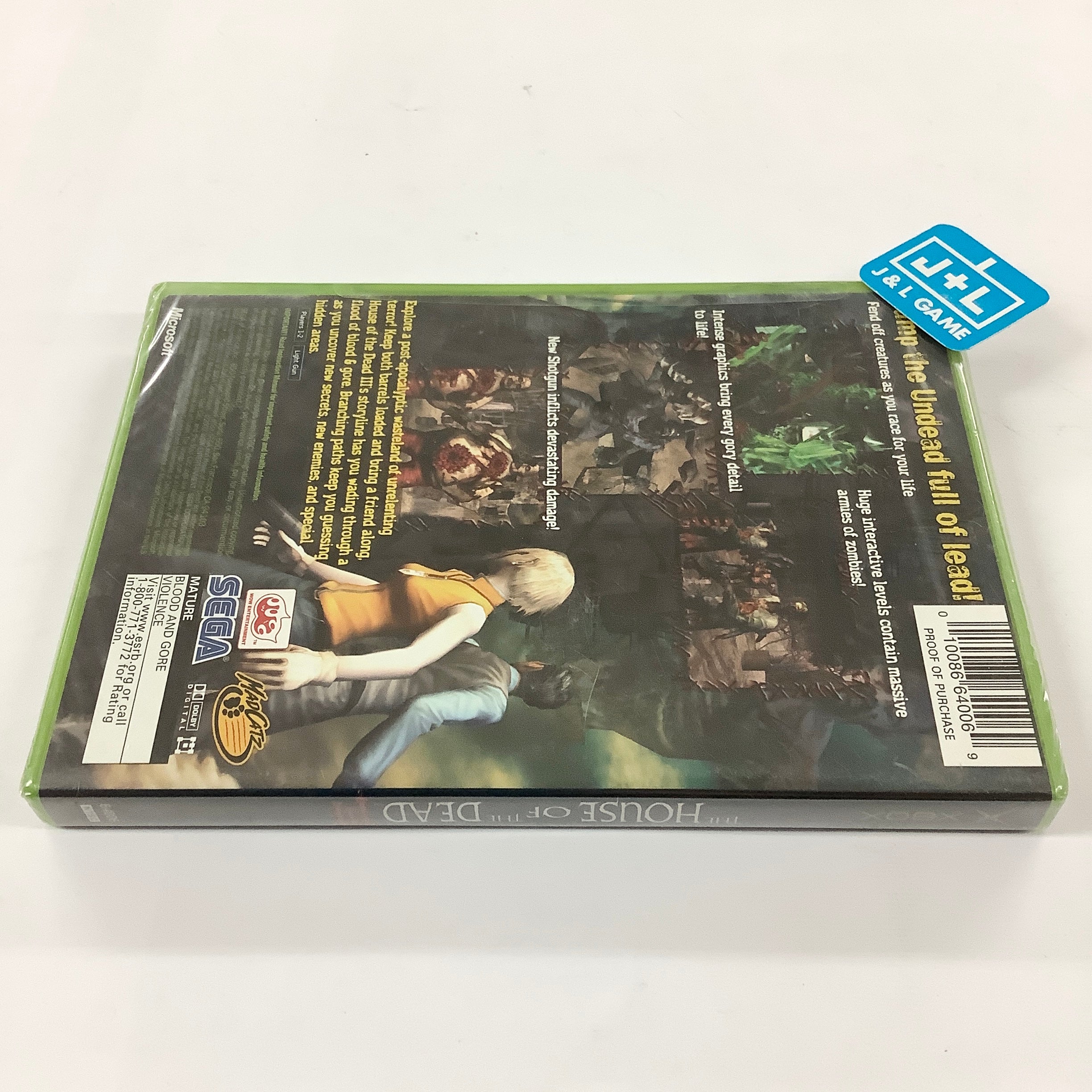 The House of the Dead III - (XB) Xbox Video Games Sega   