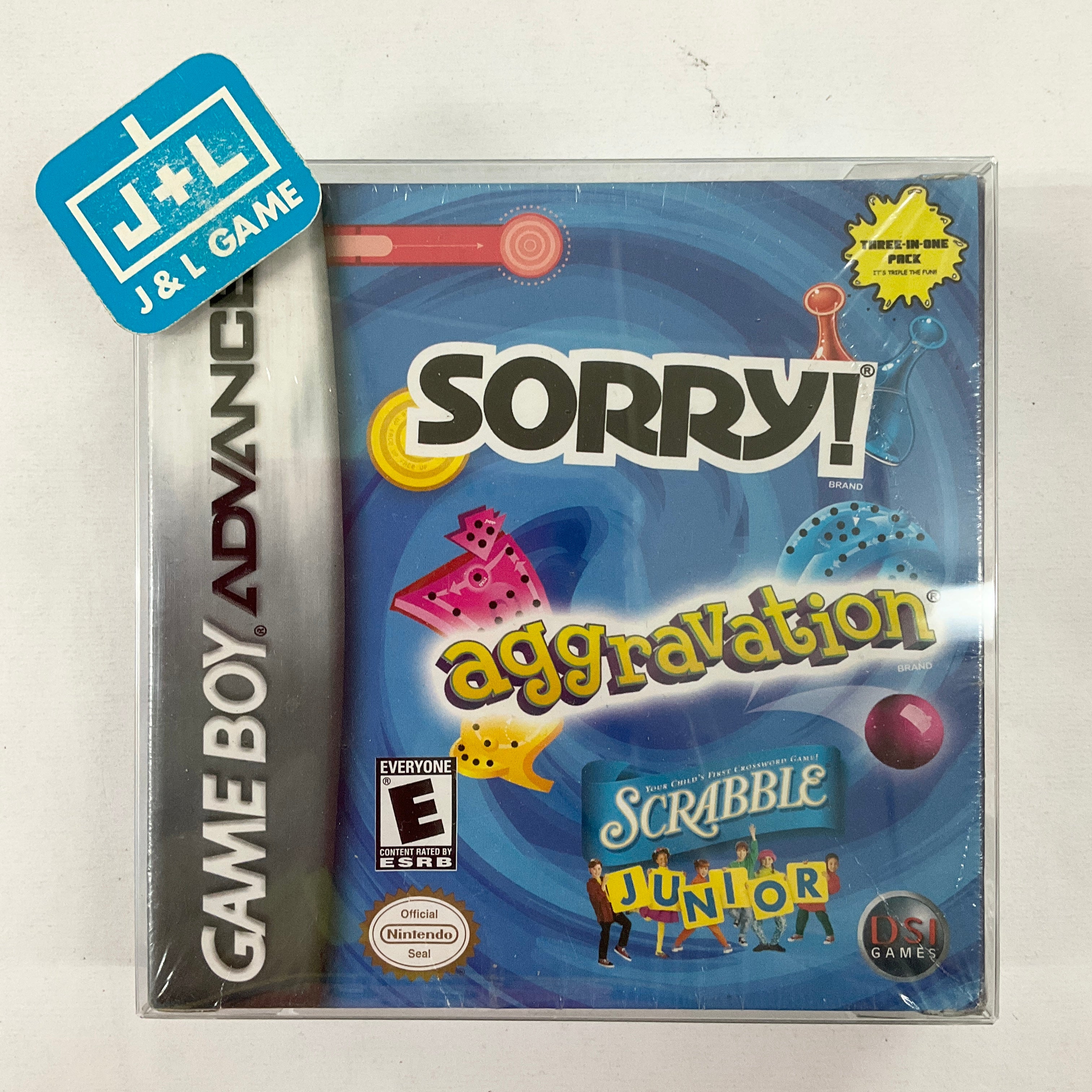 Sorry! / Aggravation / Scrabble Junior - (GBA) Game Boy Advance Video Games DSI Games   