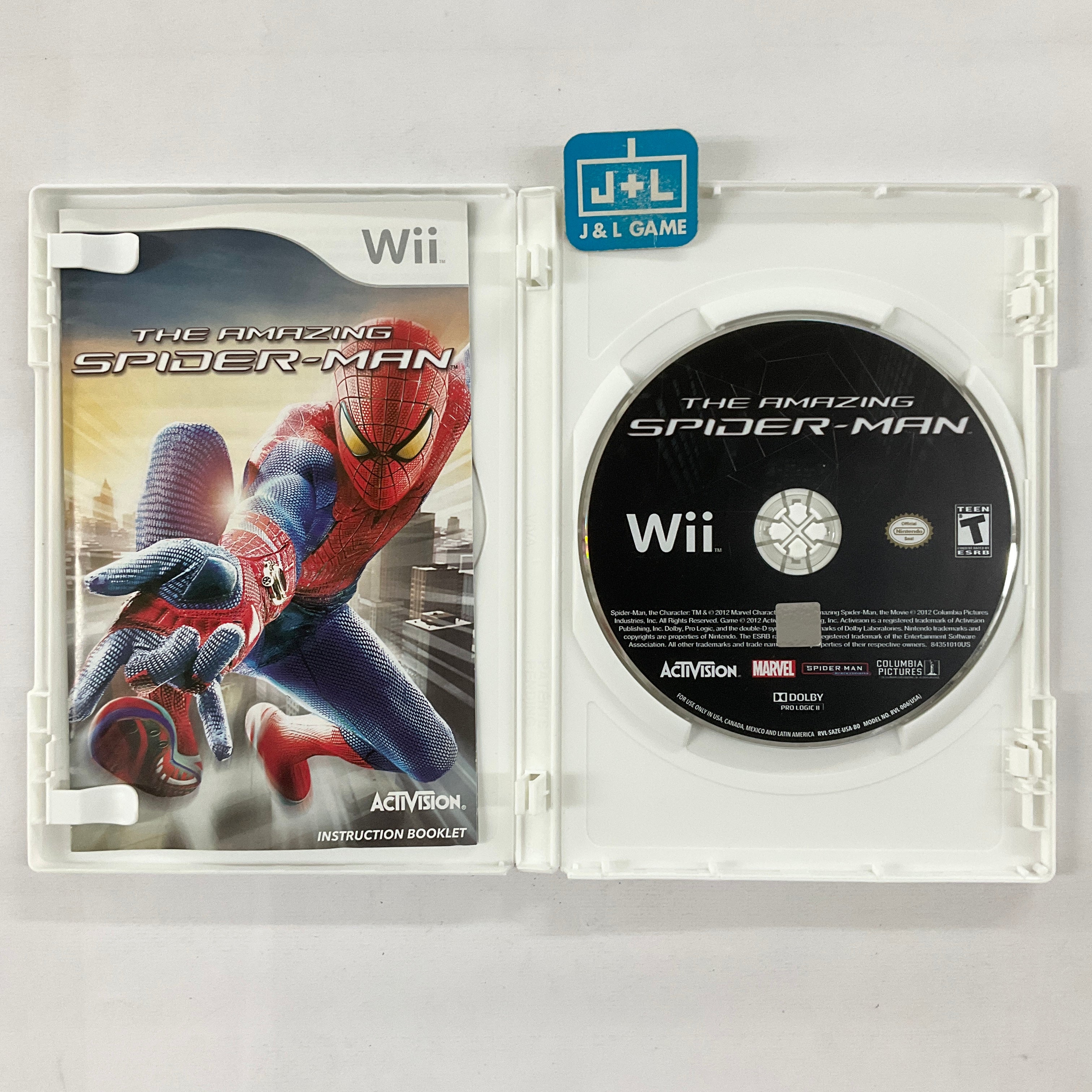 The Amazing Spider-Man - Nintendo Wii [Pre-Owned] Video Games Activision   