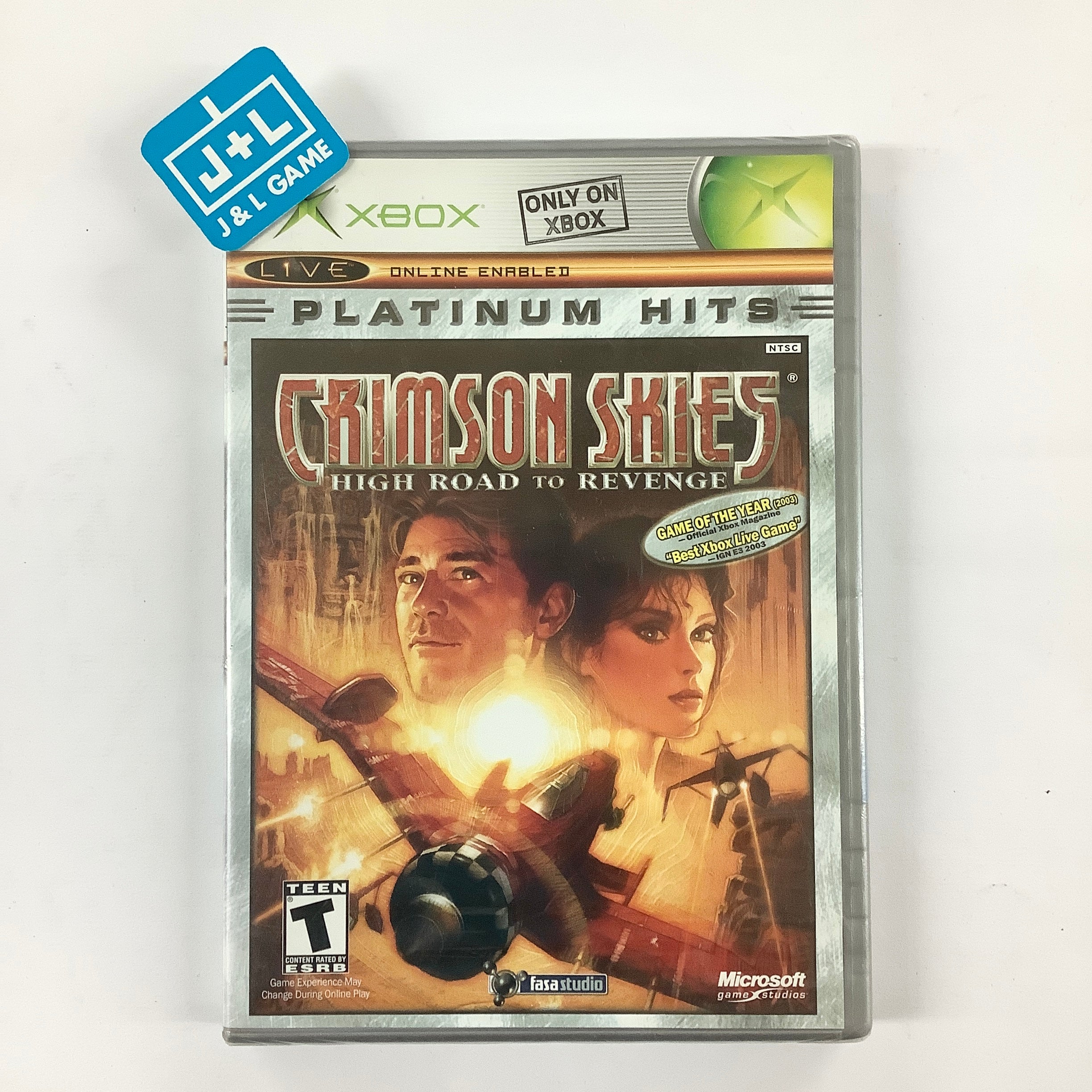 Crimson Skies: High Road to Revenge (Platinum Hits) - (XB) Xbox Video Games Microsoft Game Studios   