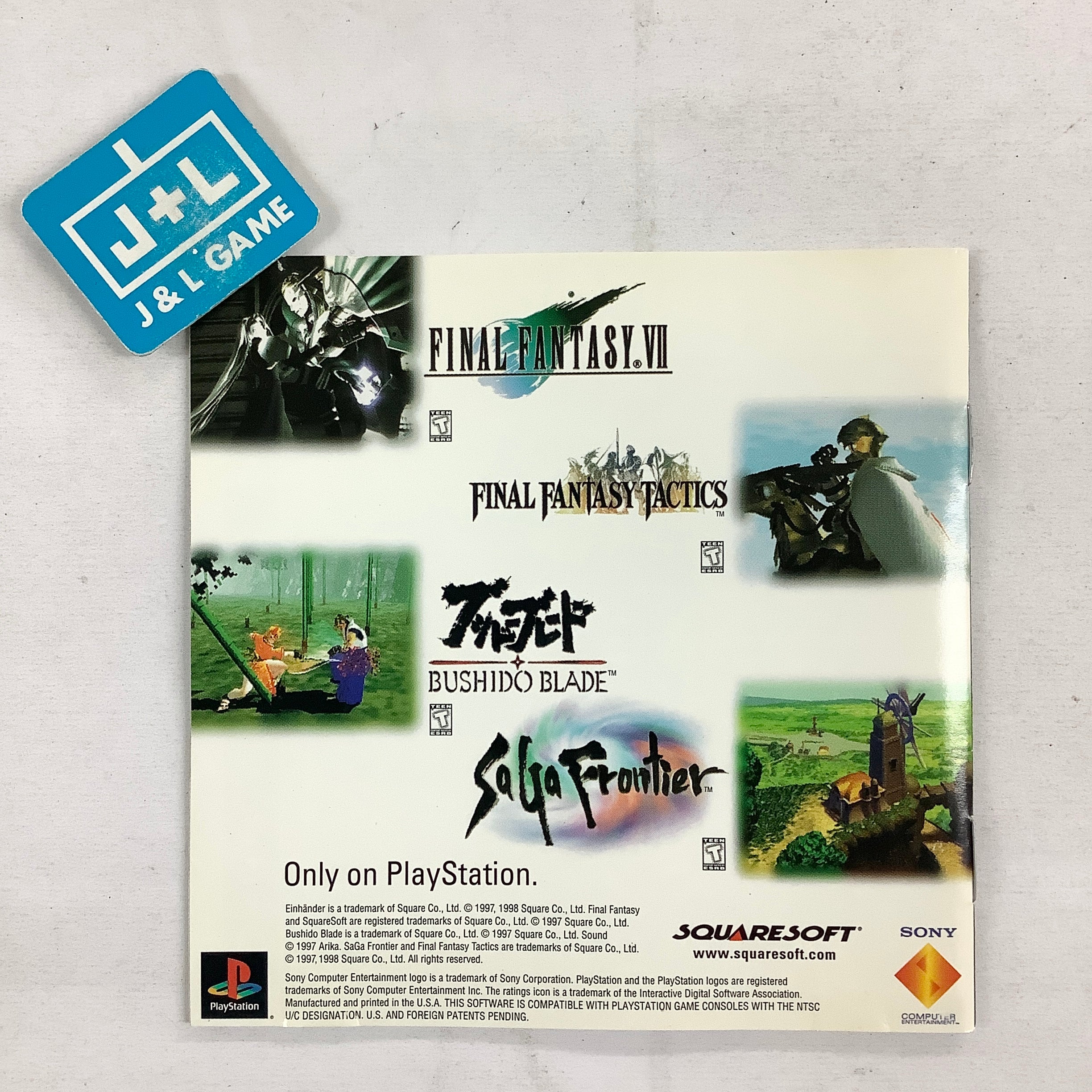 Einhander - (PS1) PlayStation 1 [Pre-Owned] Video Games SCEA   