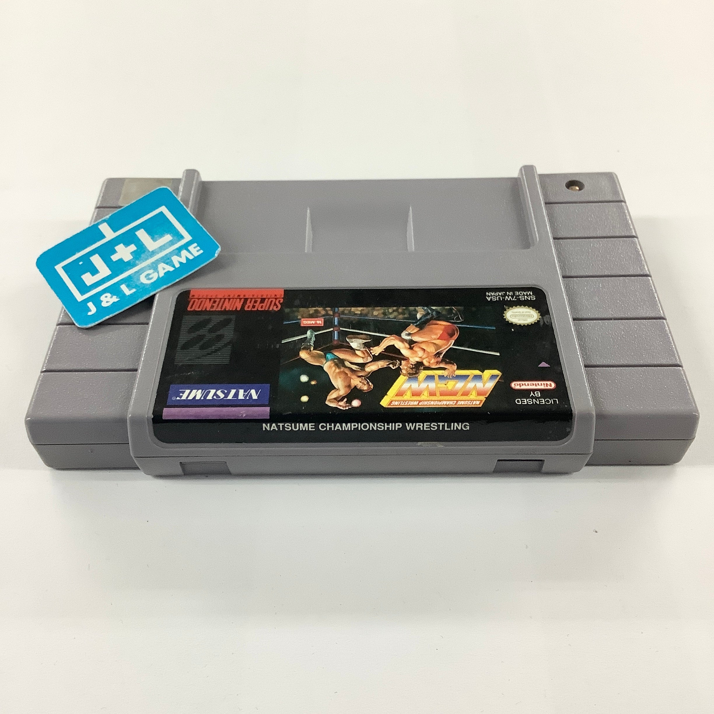 Natsume Championship Wrestling - (SNES) Super Nintendo [Pre-Owned] Video Games Natsume   