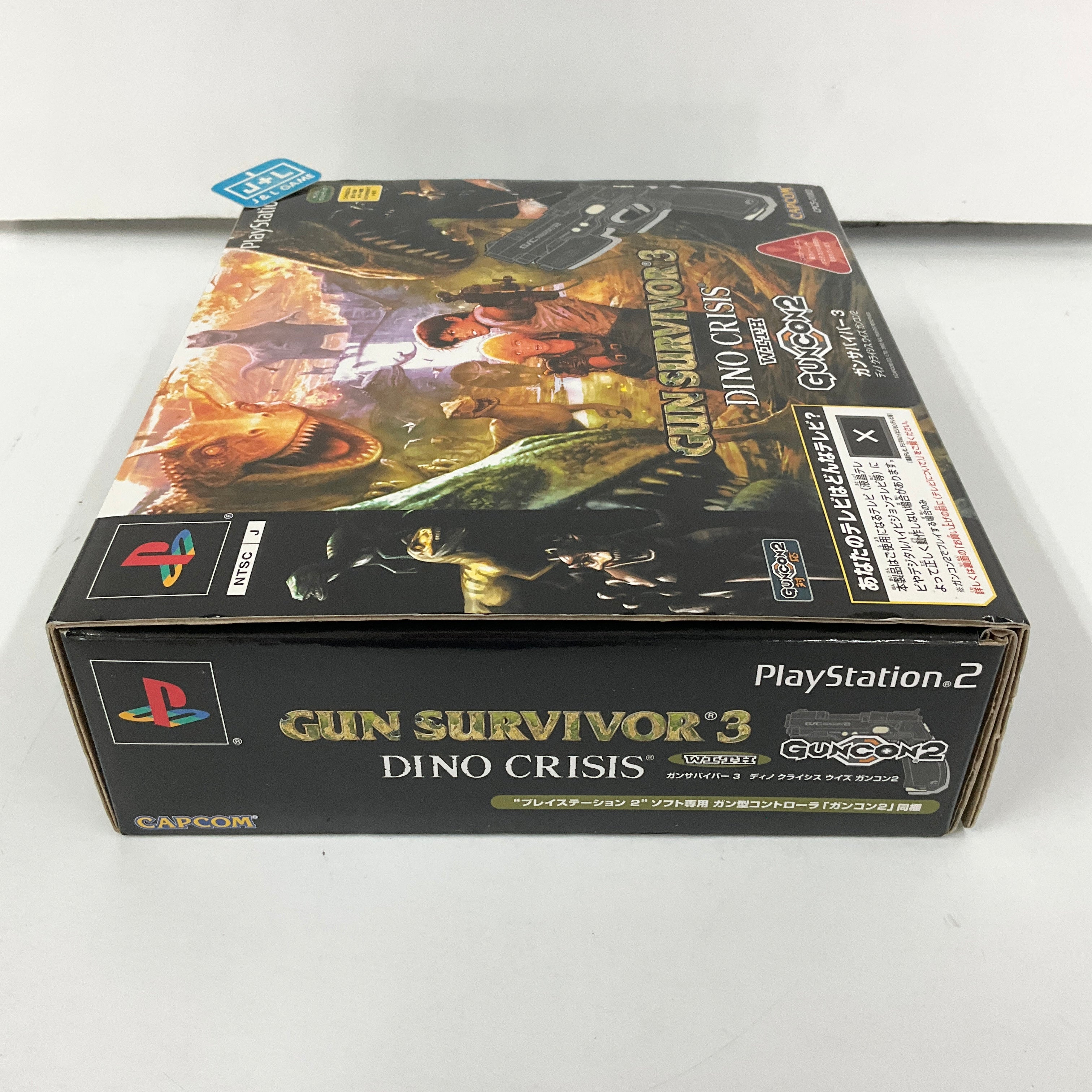 Gun Survivor 3: Dino Crisis (w/ GunCon 2) - (PS2) Playstation 2 [Pre-Owned] (Japanese Import) Video Games Capcom   