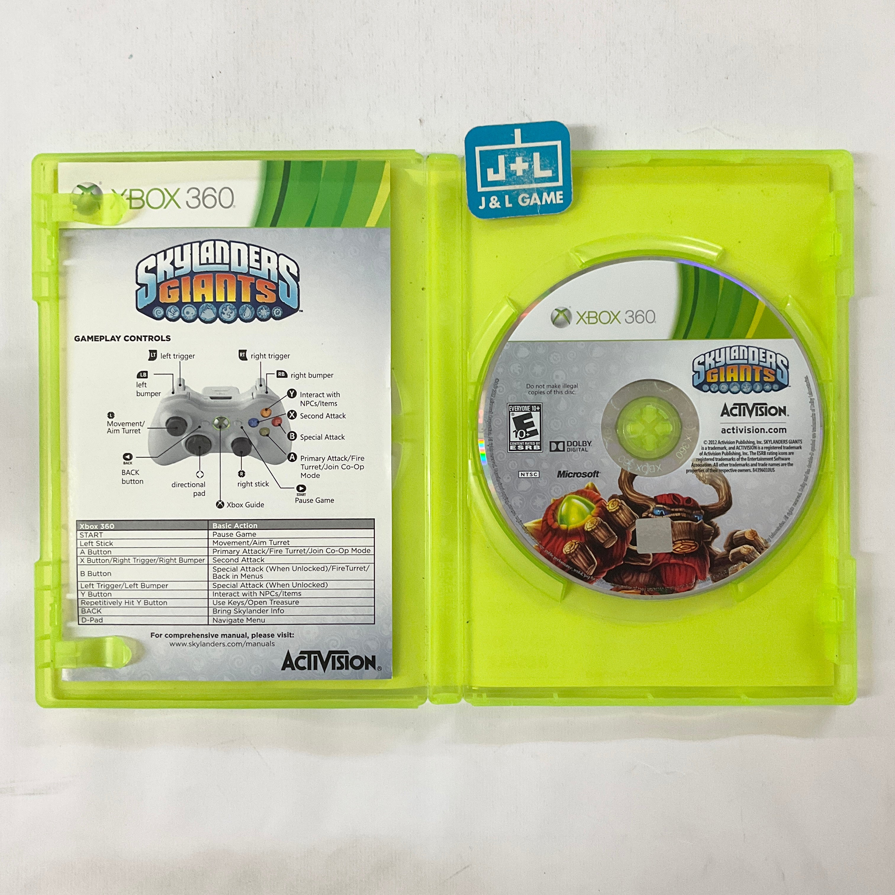 Skylanders Giants (Game Only) - Xbox 360 [Pre-Owned] Video Games Activision   