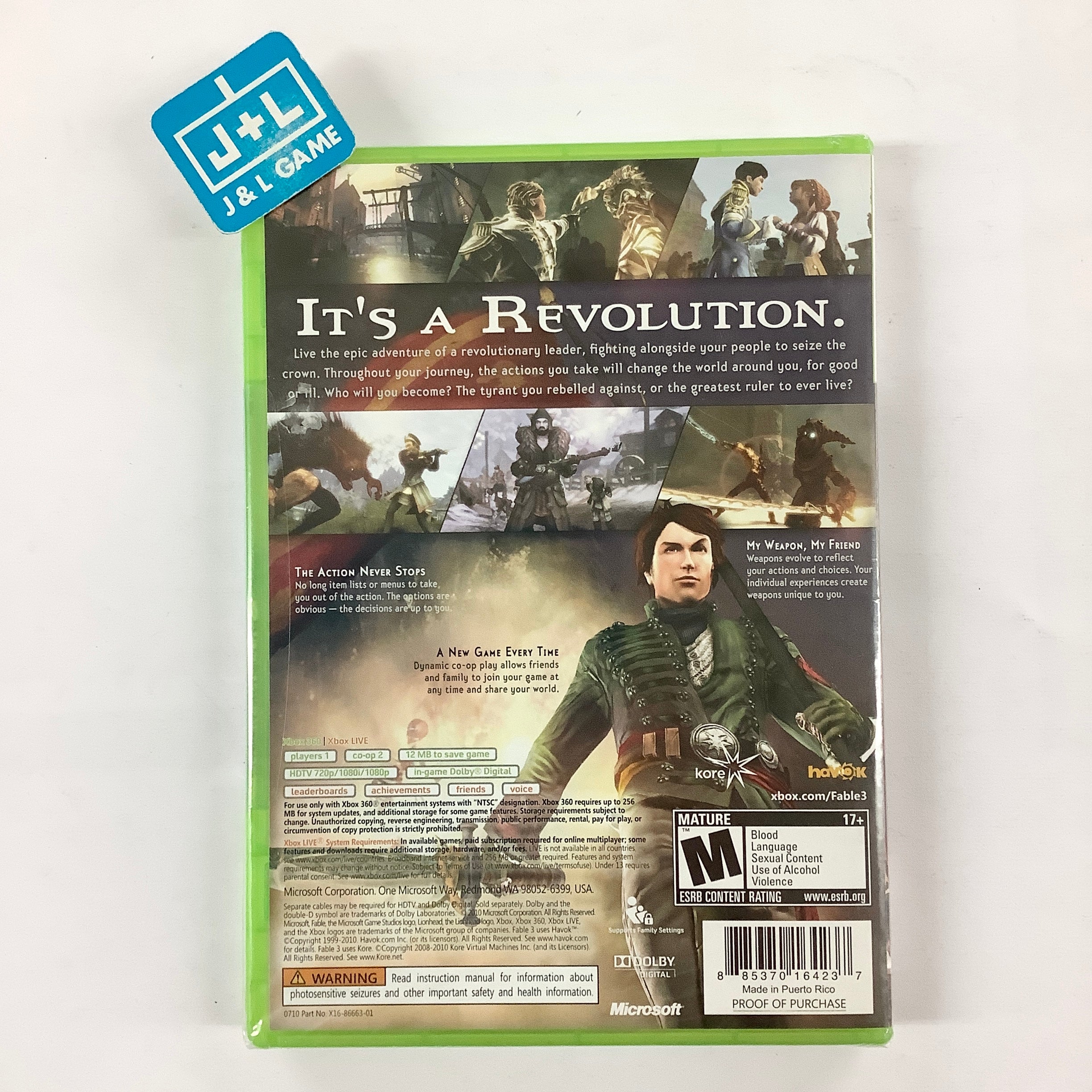 Fable III - Xbox 360 Video Games Microsoft Game Studios   