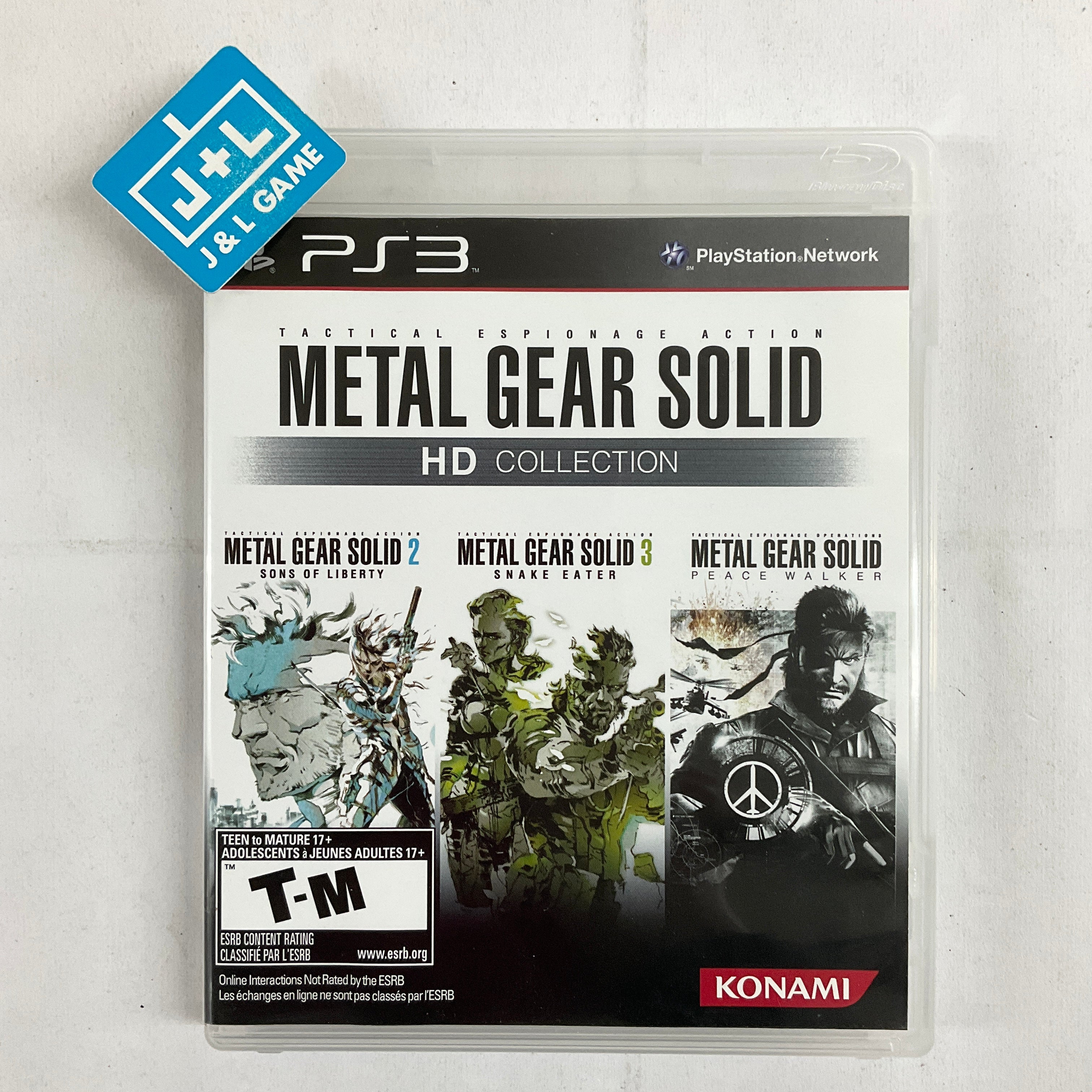 Metal Gear Solid HD Collection - (PS3) PlayStation 3 [Pre-Owned] Video Games Konami   