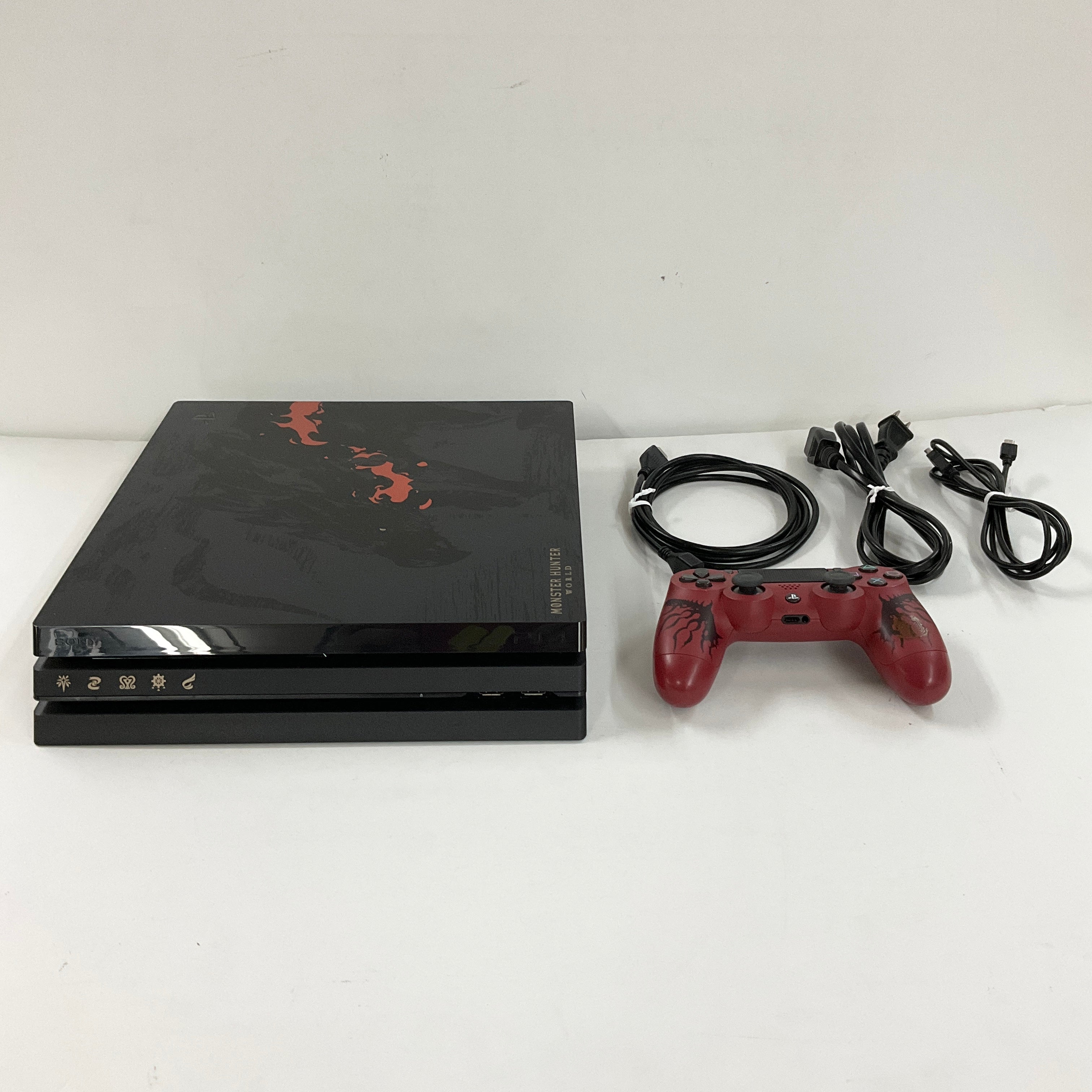 Sony PlayStation 4 Pro Monster Hunter: World Liolaeus (Rathalos) Edition - (PS4) Playstation 4 [Pre-Owned] Consoles Sony   