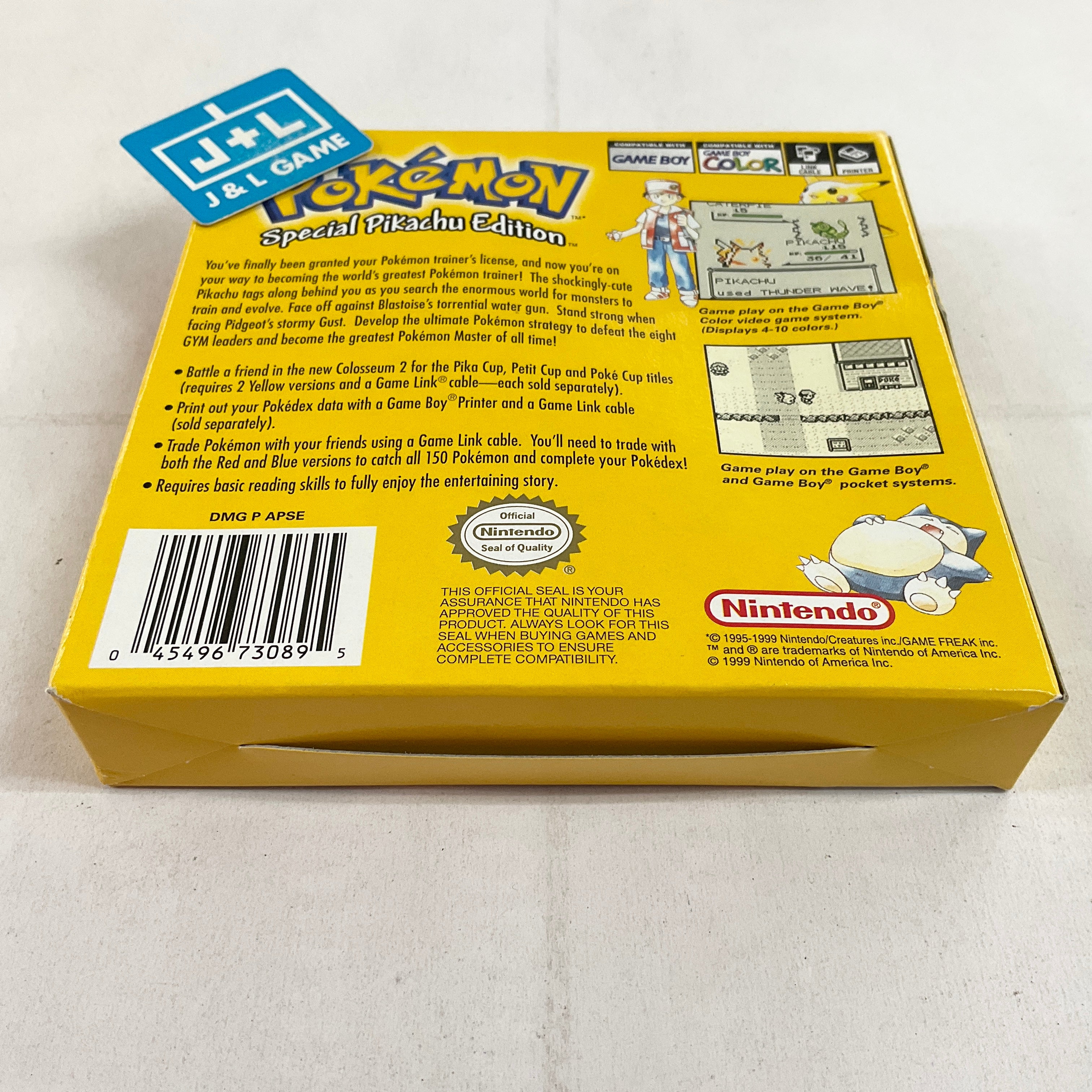 Pokemon Yellow Version: Special Pikachu Edition - (GB) Game Boy [Pre-Owned] Video Games Nintendo   