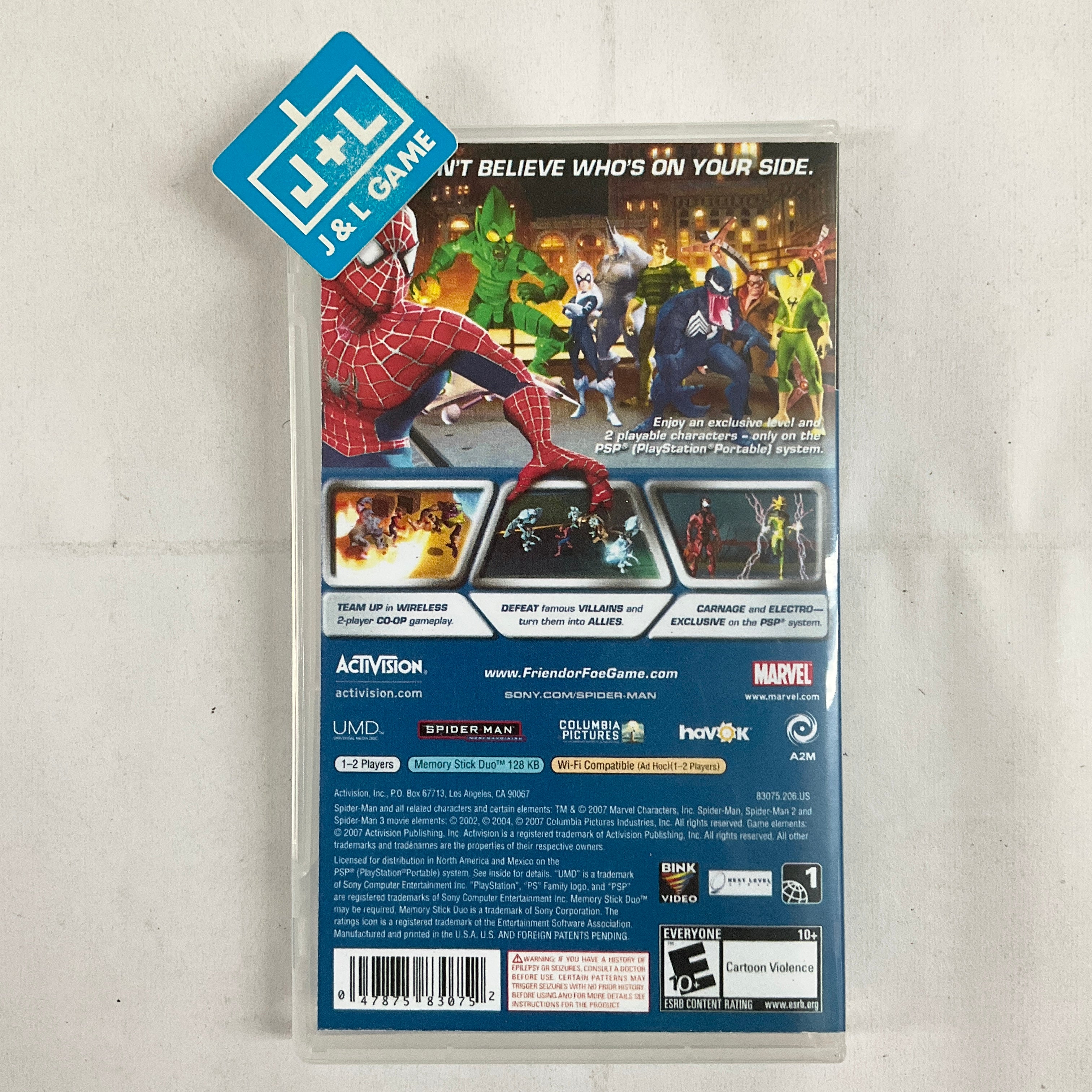 Spider-Man: Friend or Foe - SONY PSP [Pre-Owned] Video Games Activision   