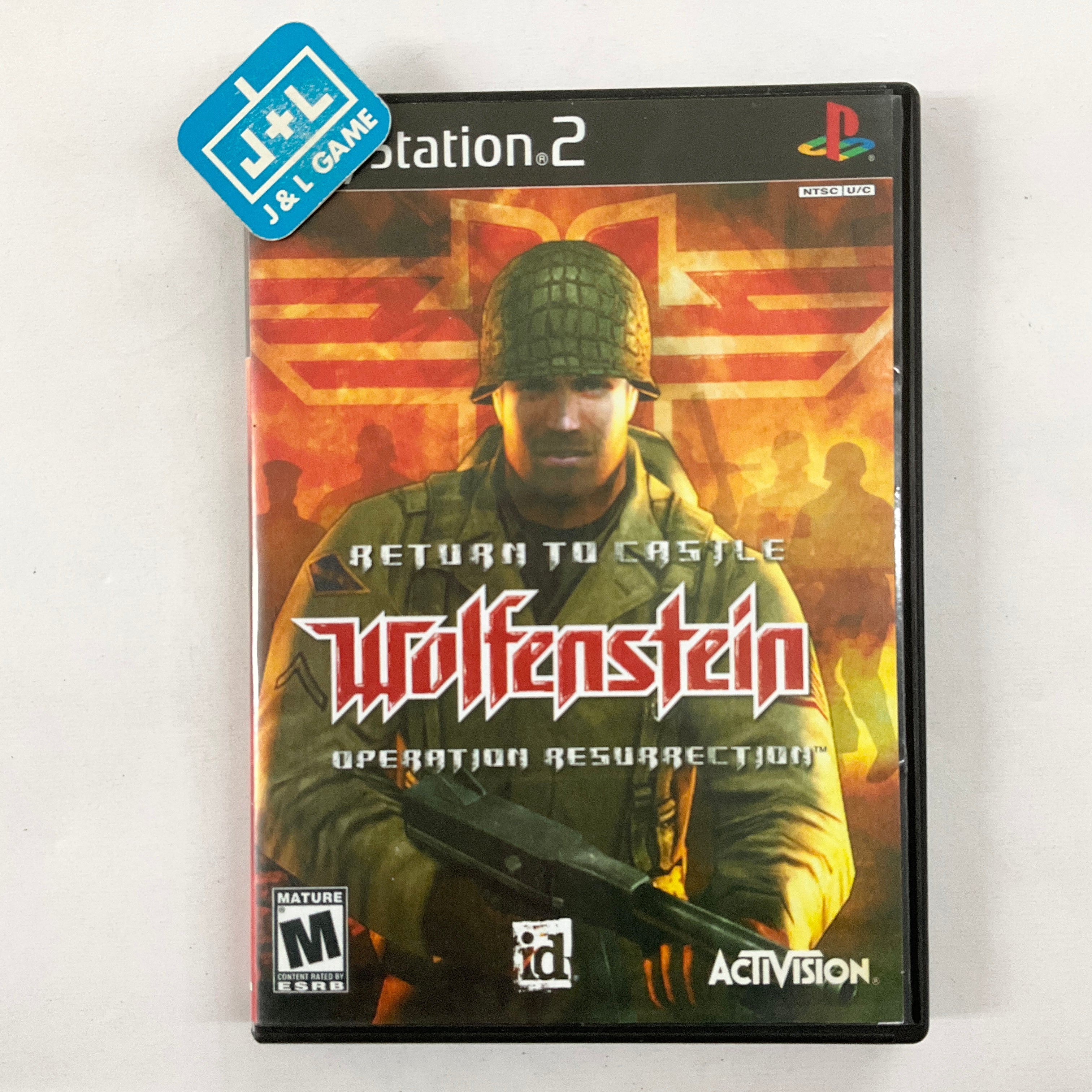 Return to Castle Wolfenstein: Operation Resurrection - (PS2) PlayStation 2 [Pre-Owned] Video Games Activision   