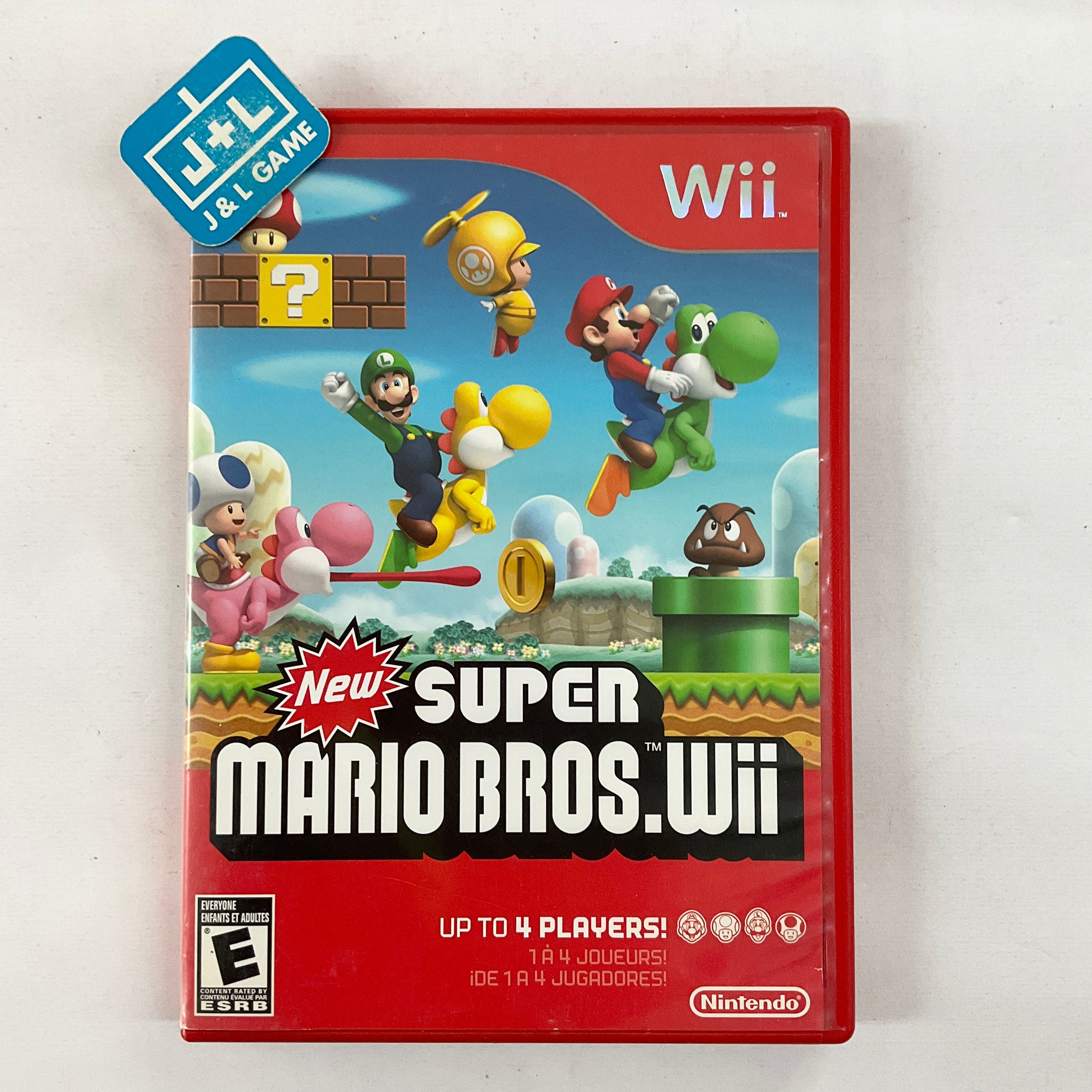 New Super Mario Bros. Wii (Red Case) - Nintendo Wii [Pre-Owned] Video Games Nintendo   