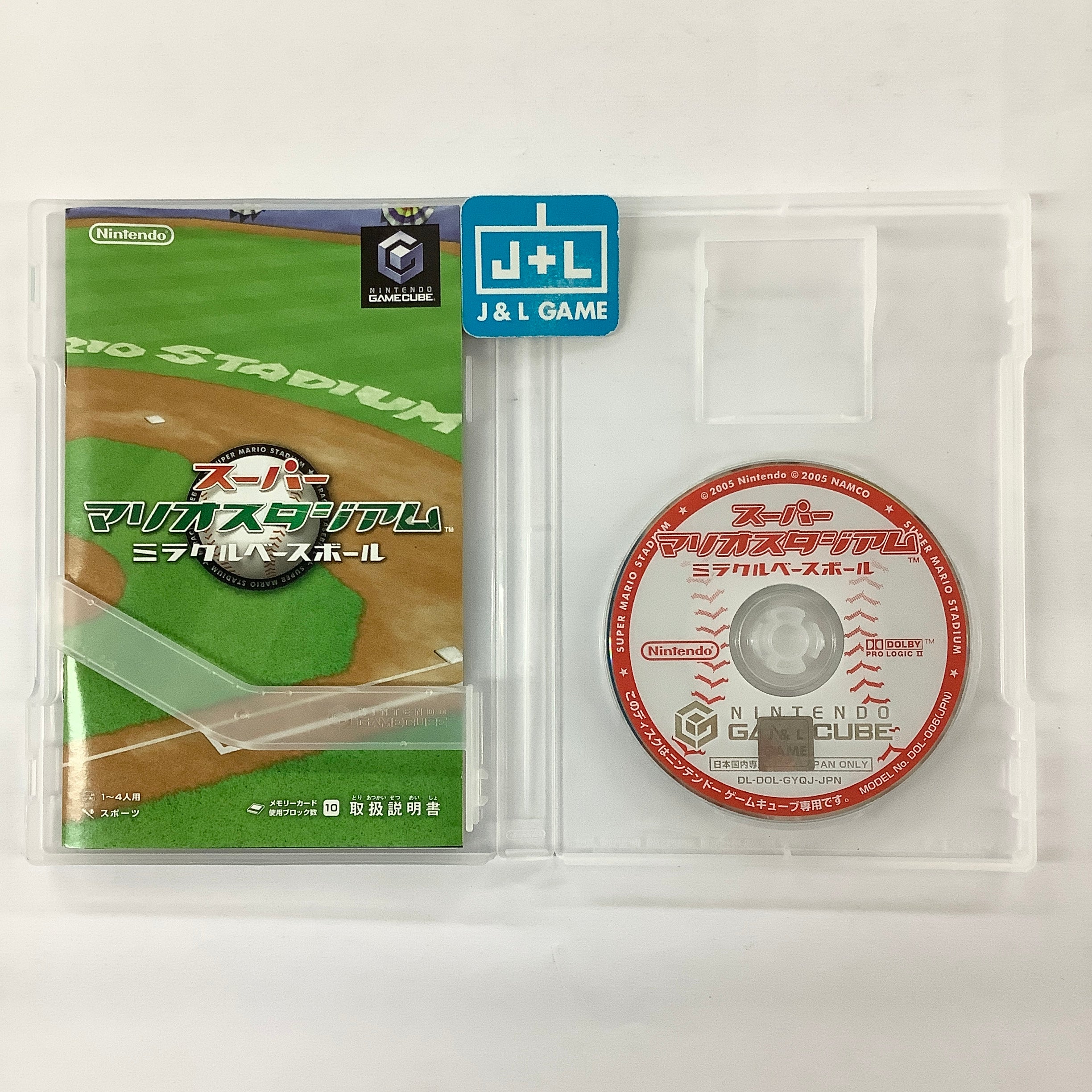 Super Mario Stadium Miracle Baseball - (GC) GameCube [Pre-Owned] (Japanese Import) Video Games Nintendo   