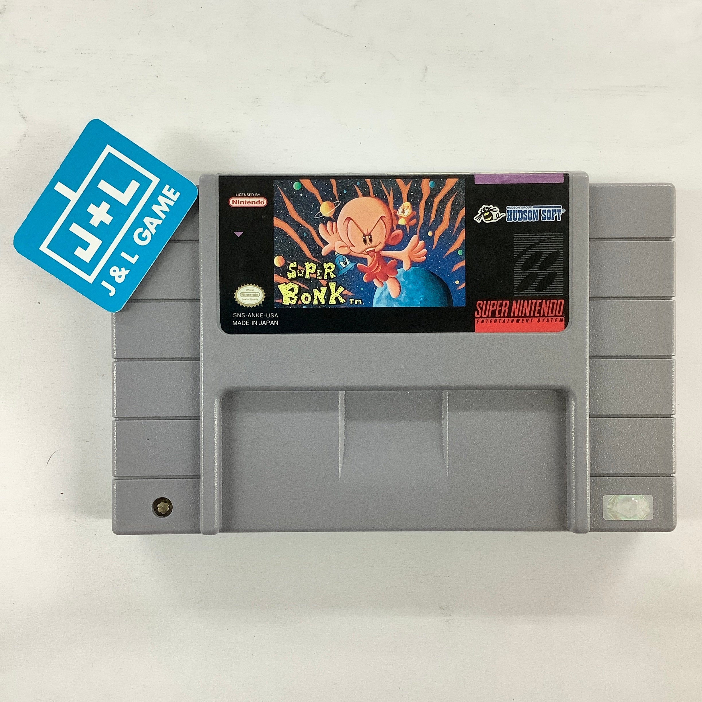 Super Bonk - (SNES) Super Nintendo [Pre-Owned] Video Games Hudson   