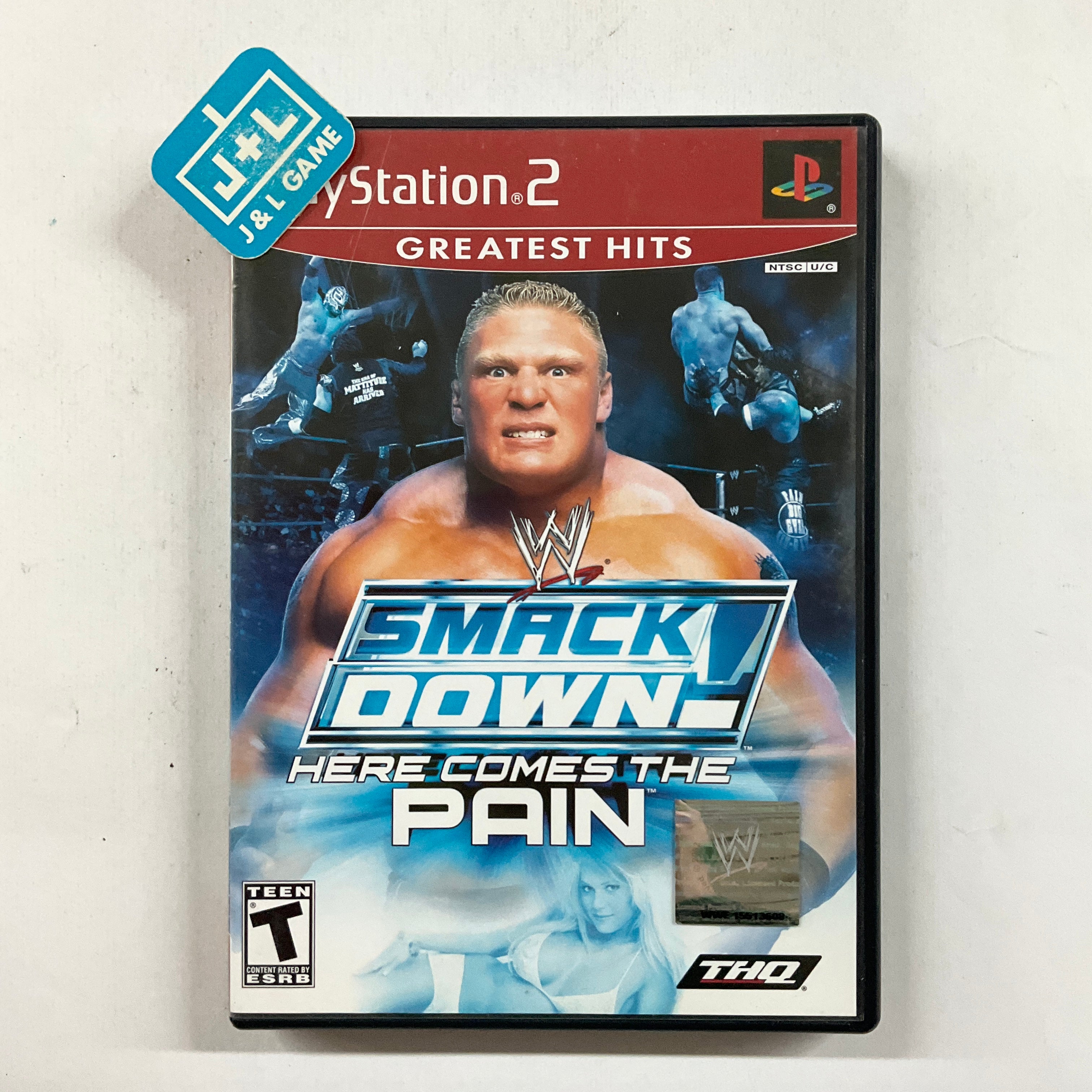 WWE SmackDown! Here Comes the Pain (Greatest Hits) - (PS2) PlayStation 2 [Pre-Owned] Video Games THQ   