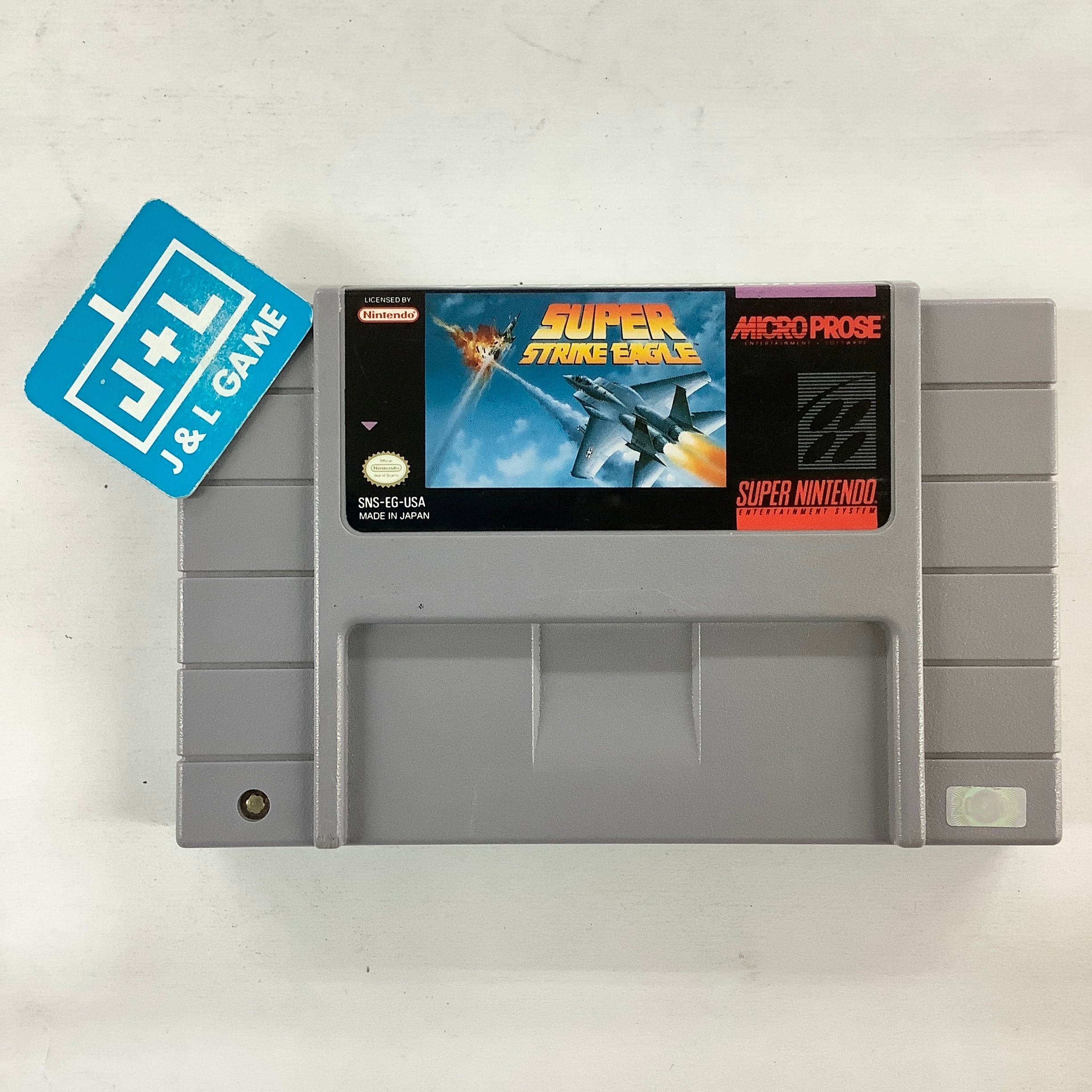 Super Strike Eagle - (SNES) Super Nintendo [Pre-Owned] Video Games MicroProse   