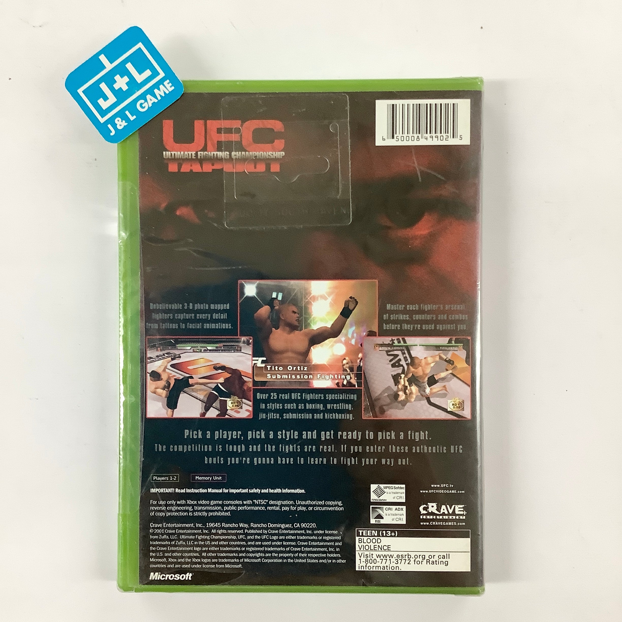 Ultimate Fighting Championship: Tapout - (XB) Xbox Video Games Crave   