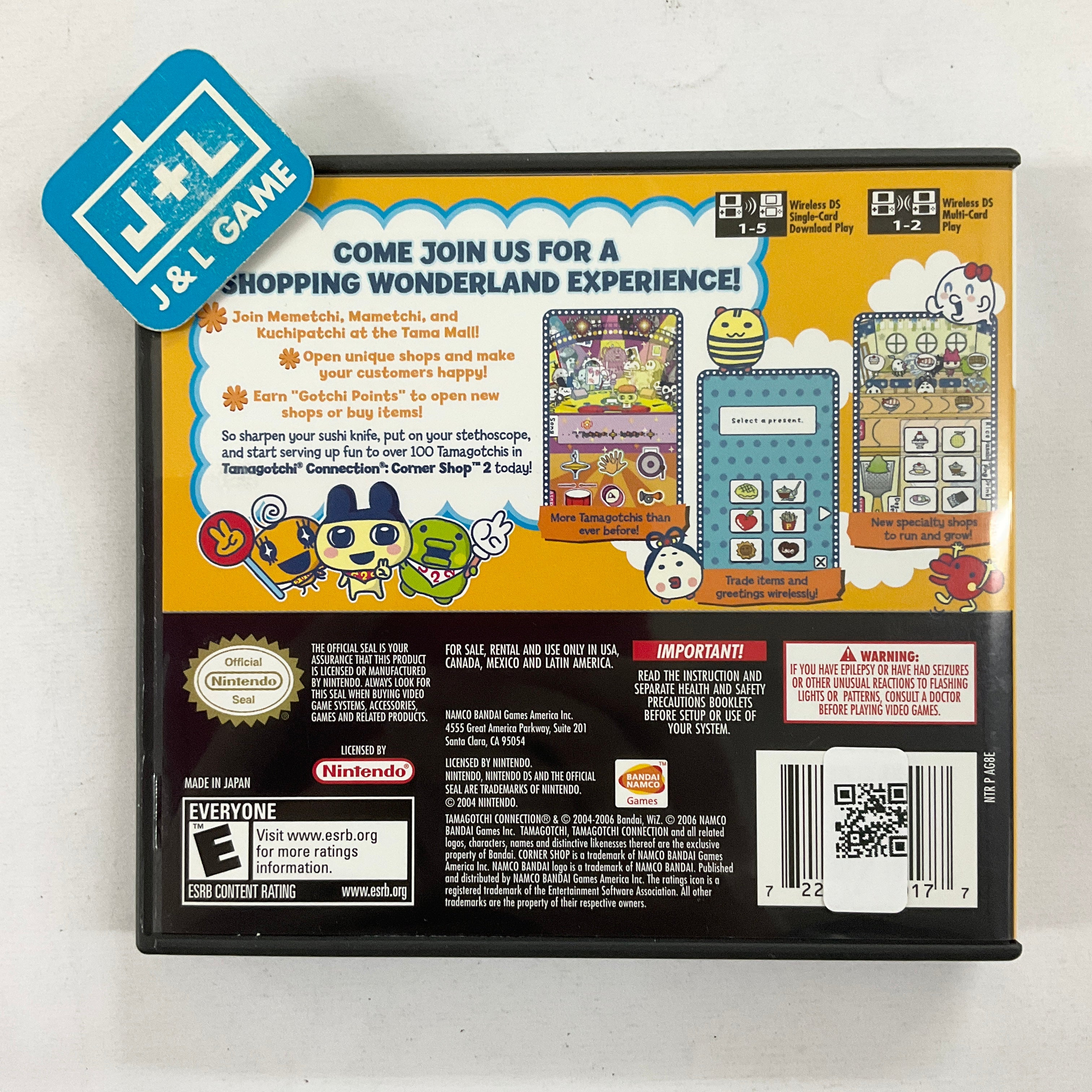 Tamagotchi Connection: Corner Shop 2 - (NDS) Nintendo DS [Pre-Owned] Video Games Nintendo   