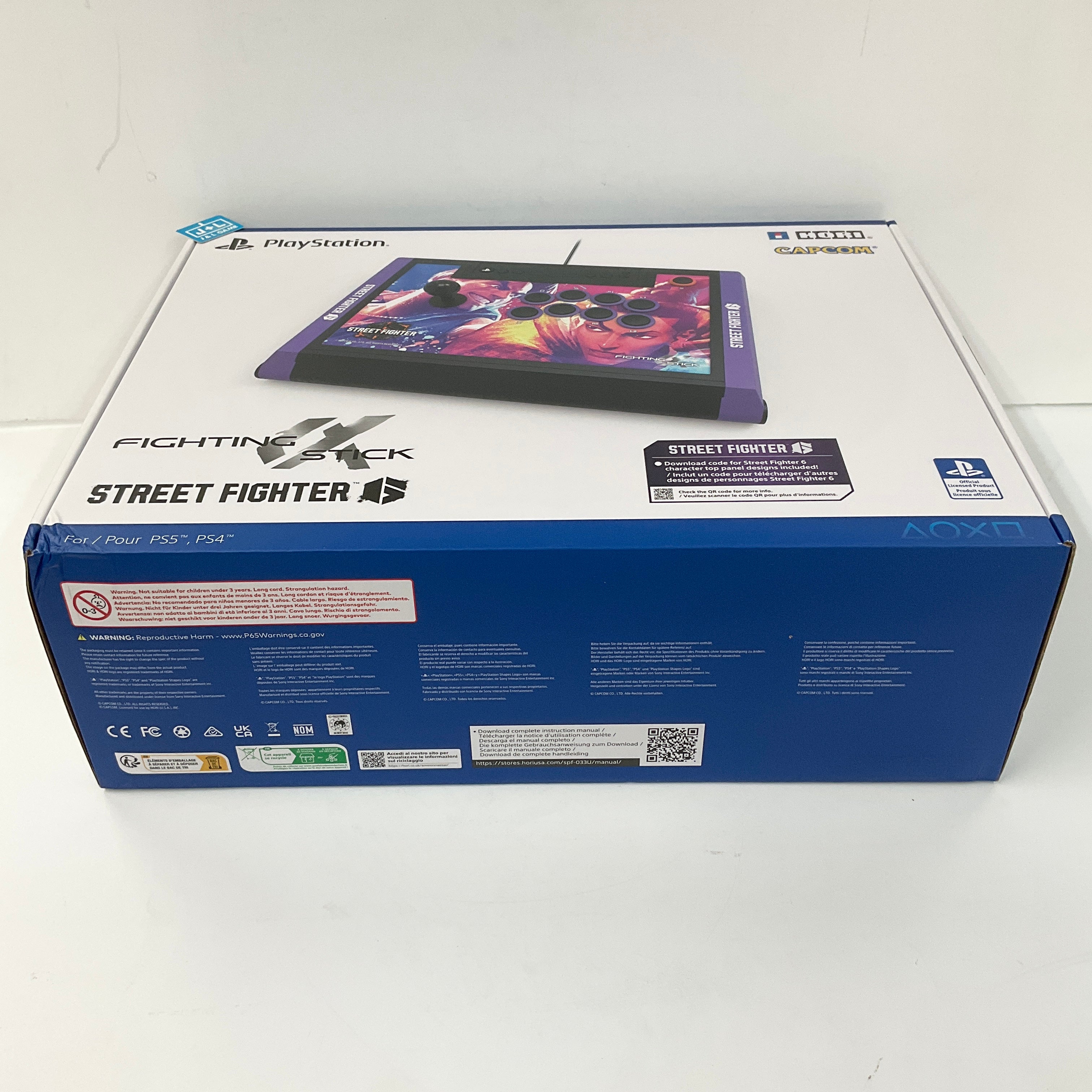 HORI PlayStation 5 Fighting Stick Alpha (Street Fighter 6 Edition) - (PS5) PlayStation 5 Accessories HORI   