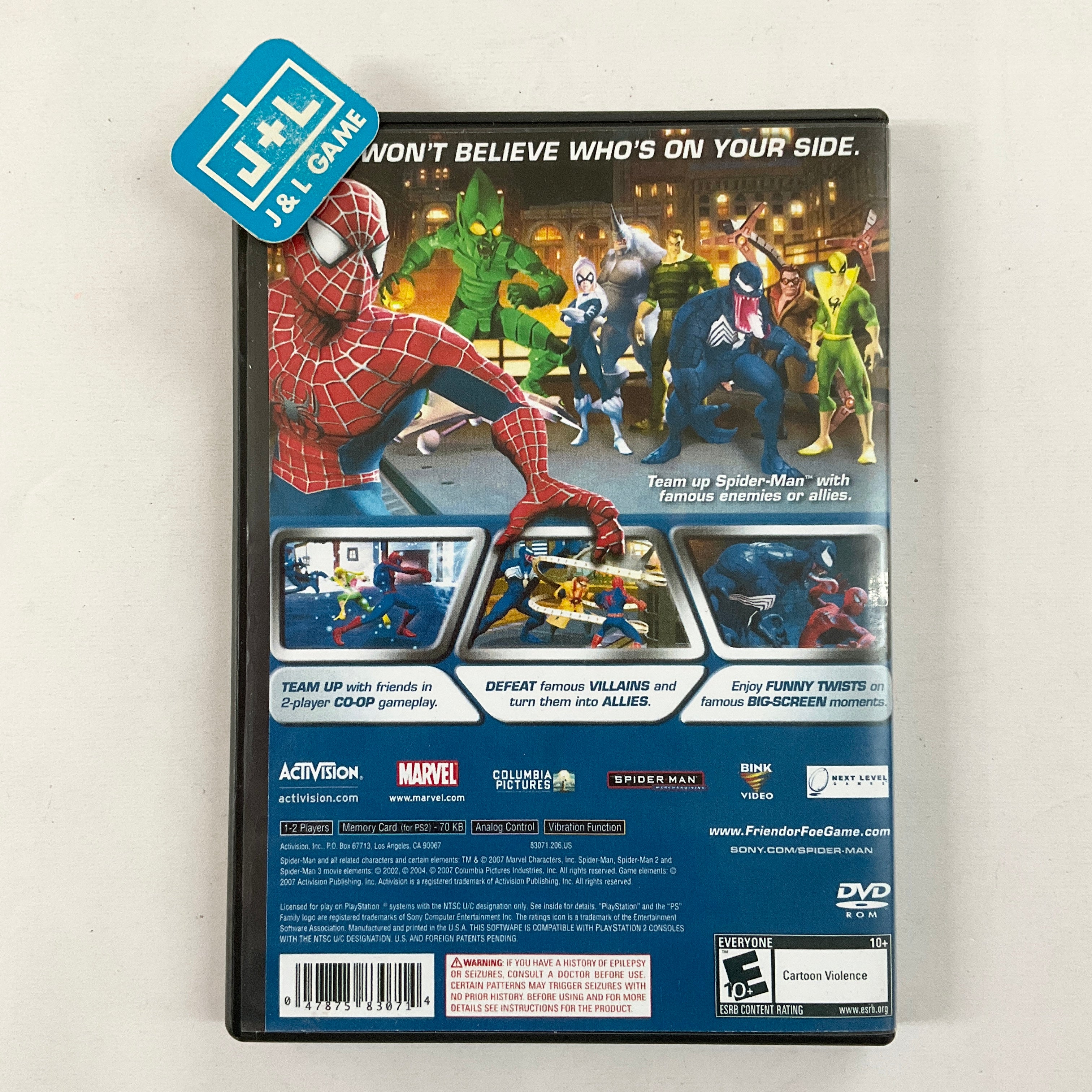 Spider-Man: Friend or Foe - (PS2) PlayStation 2 [Pre-Owned] Video Games Activision   