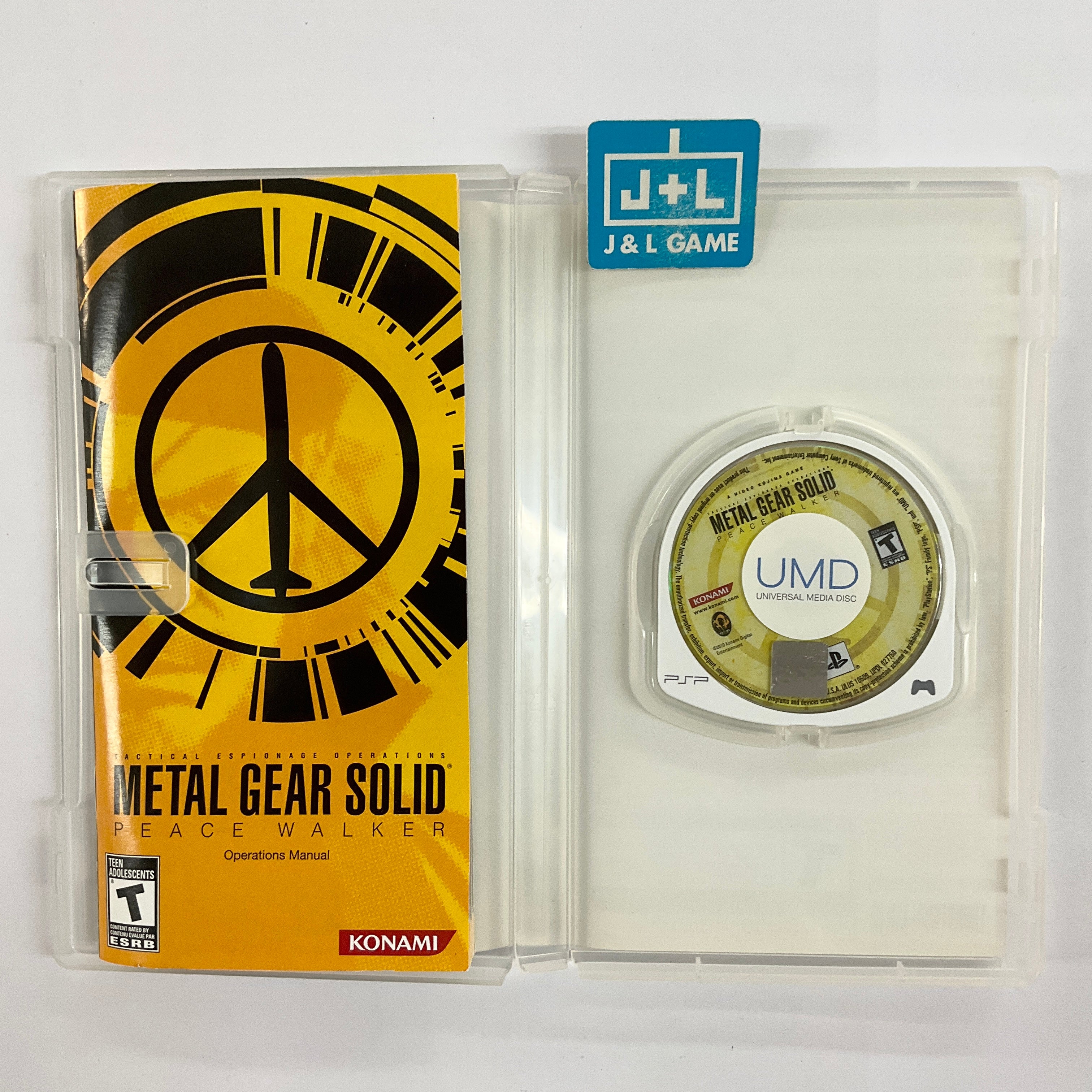 Metal Gear Solid: Peace Walker - Sony PSP [Pre-Owned] Video Games Konami   