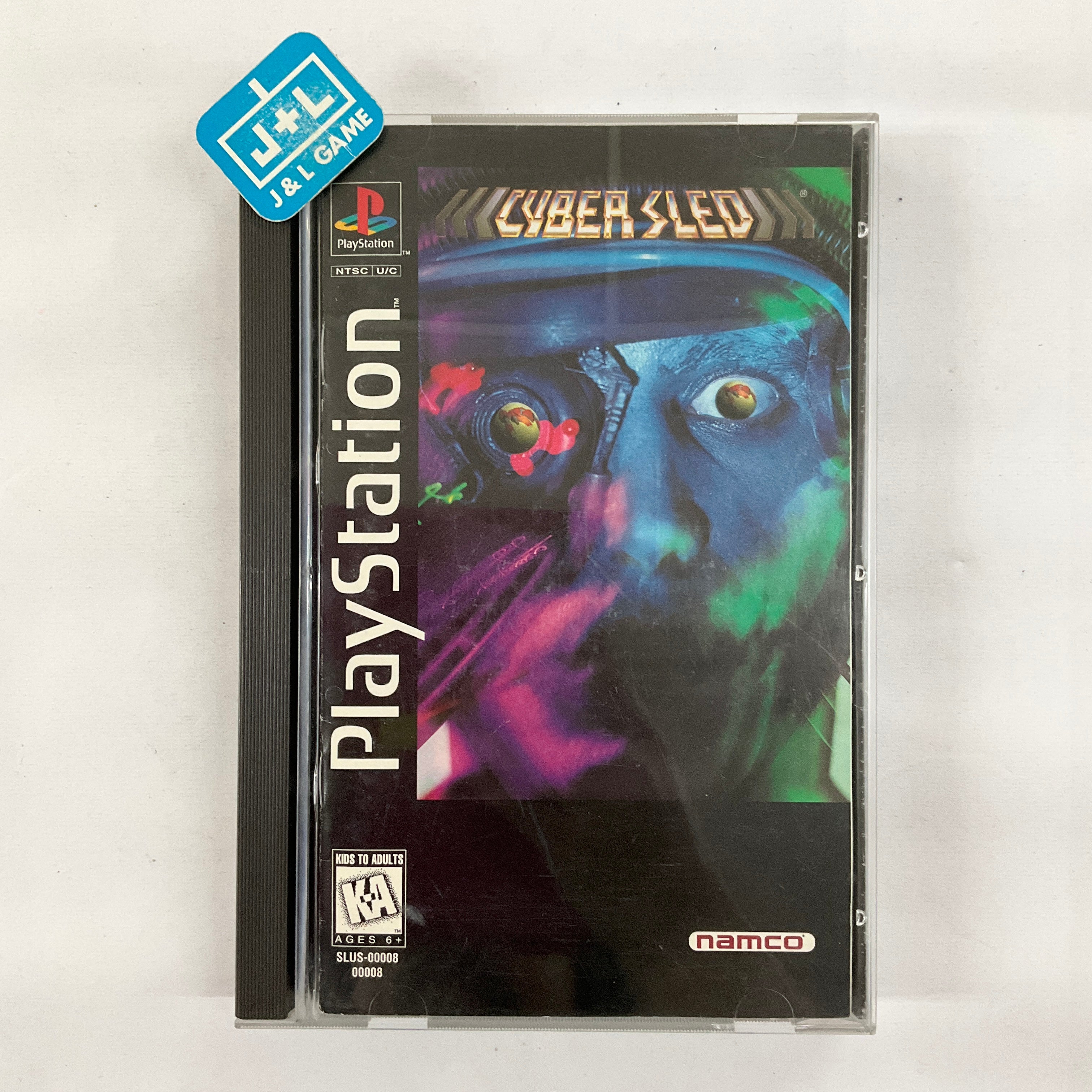 Cyber Sled (Long Box) - (PS1) Playstation 1 [Pre-Owned] Video Games Namco   