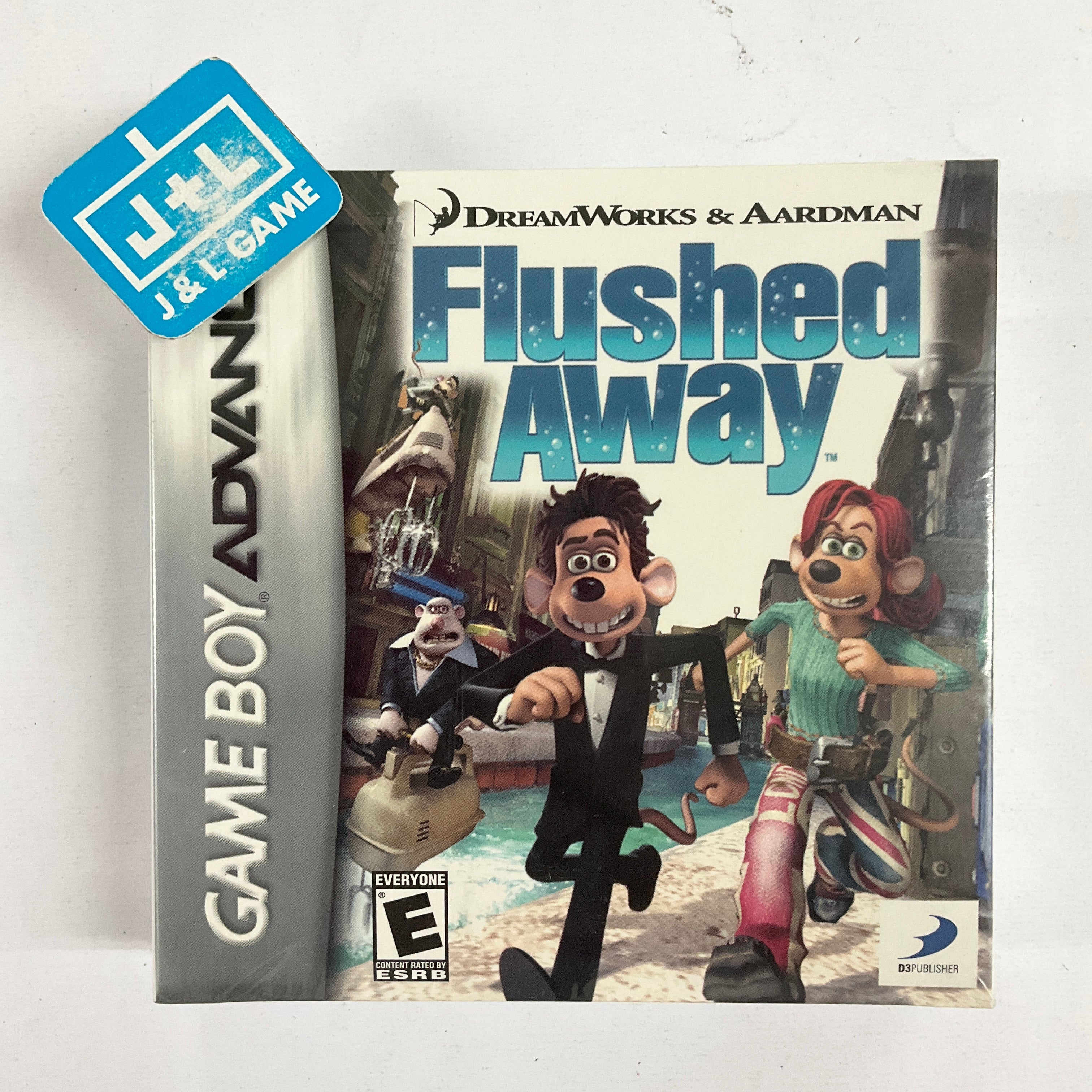 DreamWorks & Aardman Flushed Away - (GBA) Game Boy Advance Video Games D3Publisher   