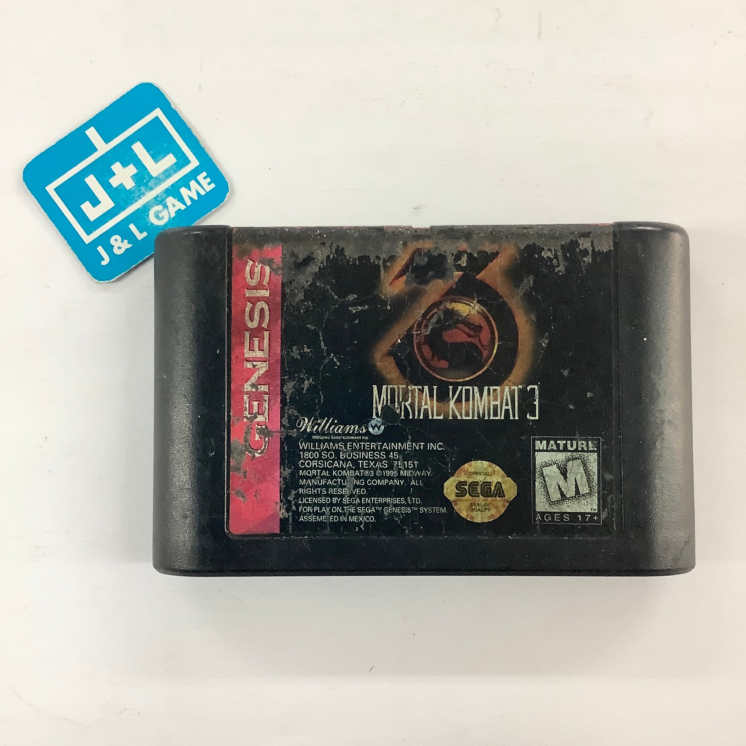 Mortal Kombat 3 - (SG) SEGA Genesis [Pre-Owned] Video Games Williams   