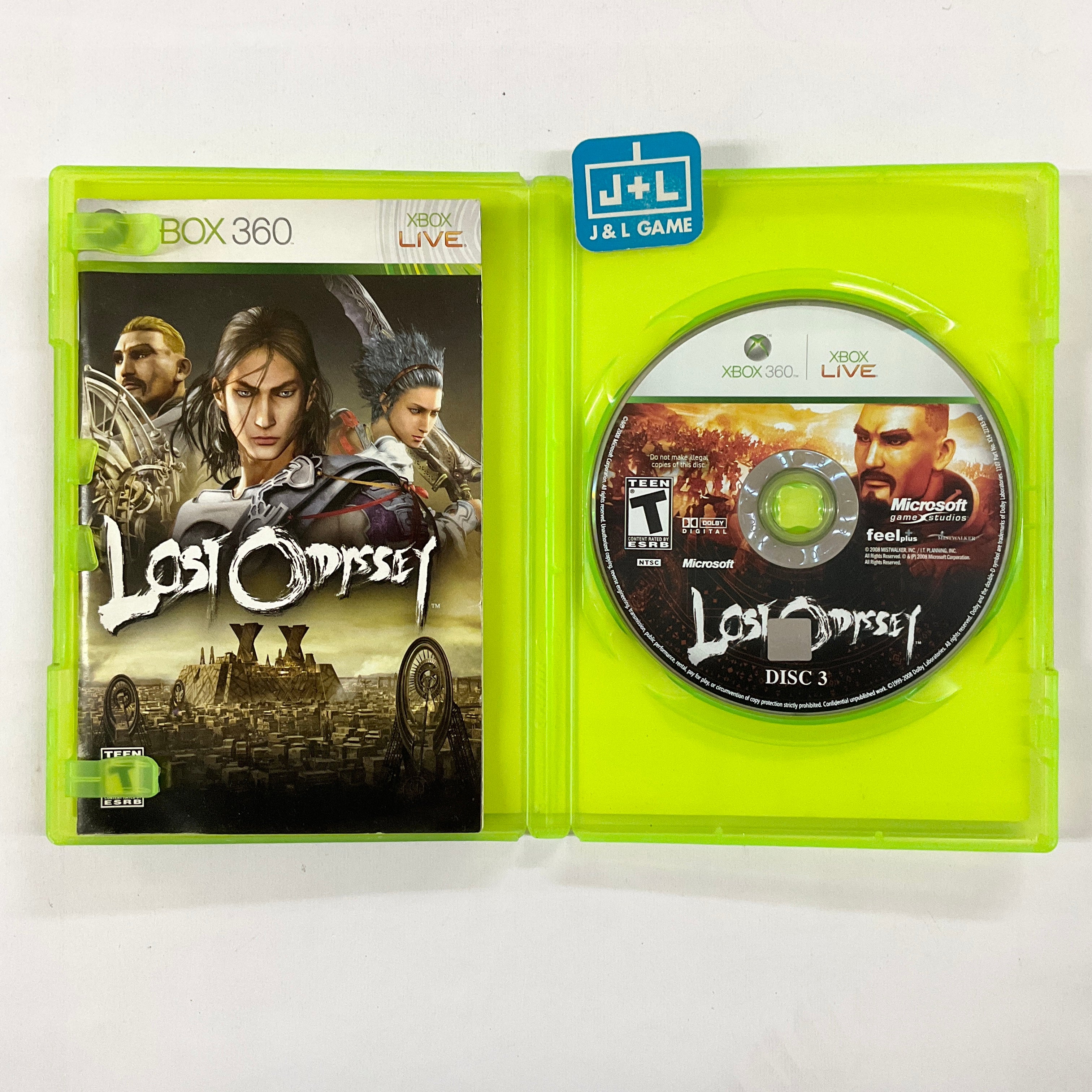 Lost Odyssey - Xbox 360 [Pre-Owned] Video Games Microsoft Game Studios   