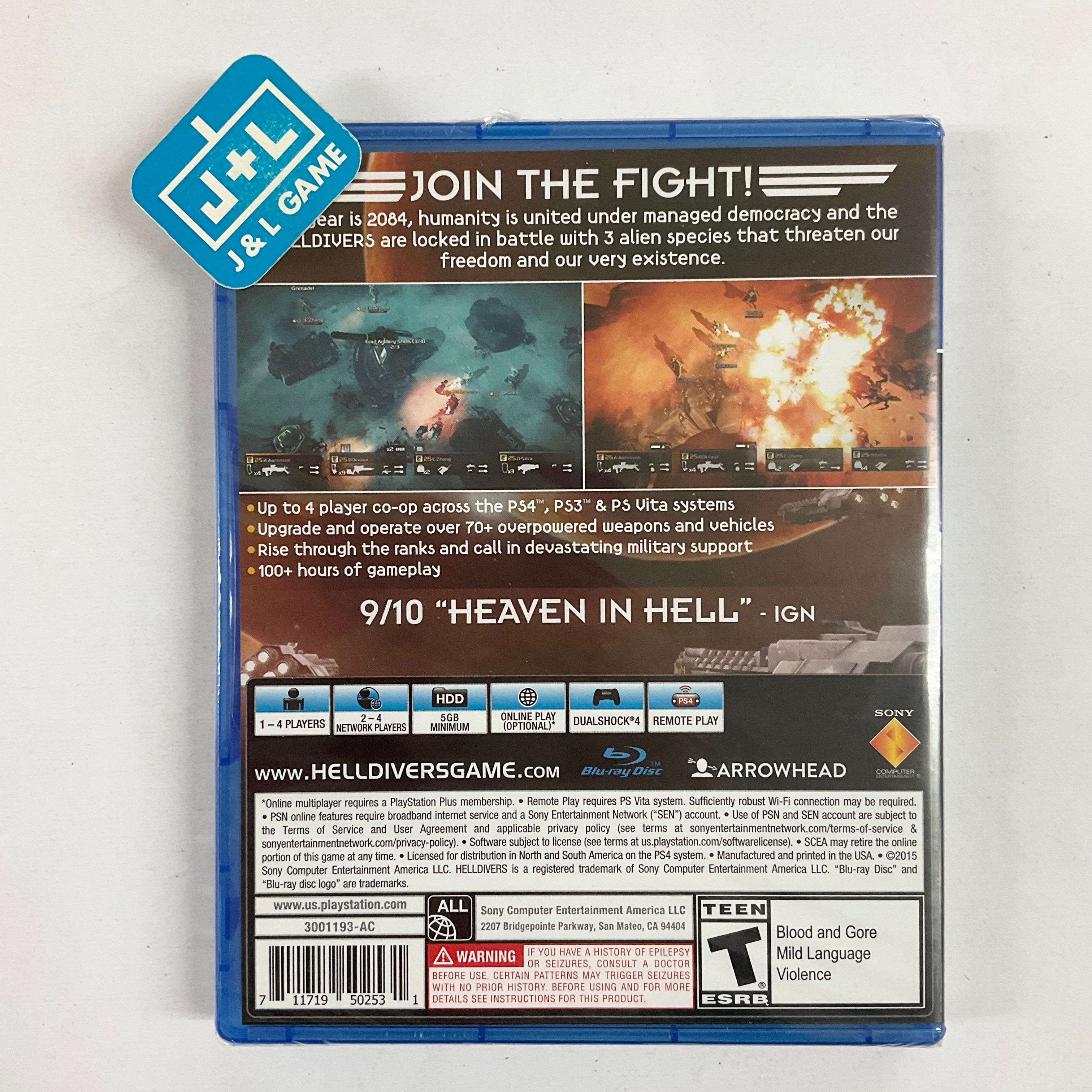 Helldivers (Super-Earth Ultimate Edition) - (PS4) PlayStation 4 Video Games SCEA   