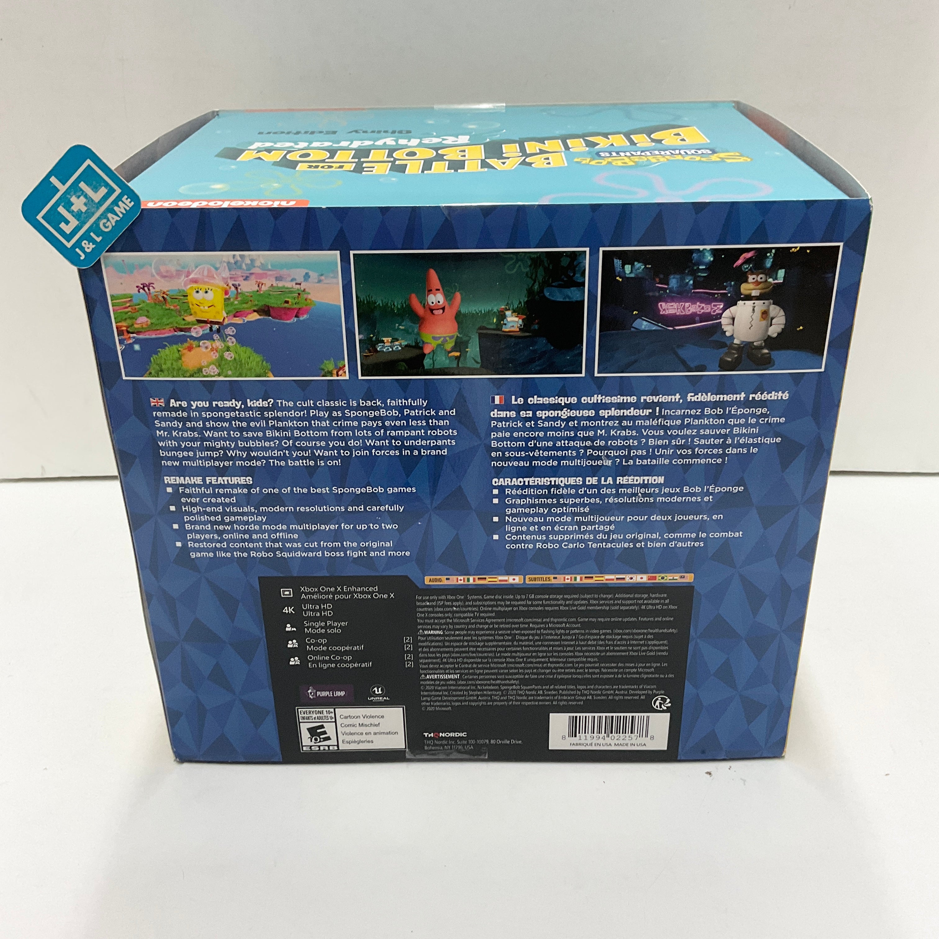 Spongebob Squarepants: Battle for Bikini Bottom - Rehydrated - Shiny Edition - (XB1) Xbox One Video Games THQ Nordic   