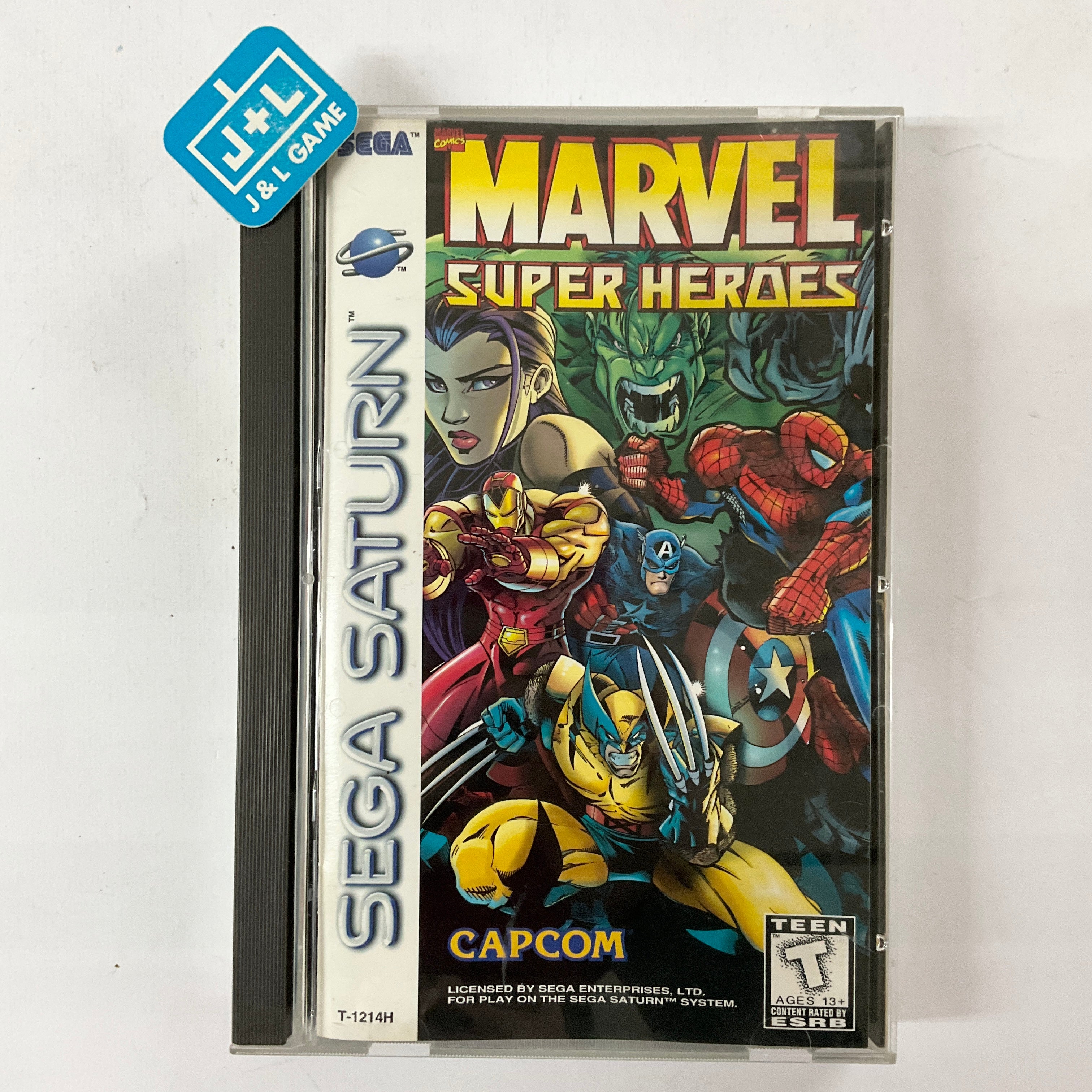 Marvel Super Heroes - (SS) SEGA Saturn [Pre-Owned] Video Games Capcom   